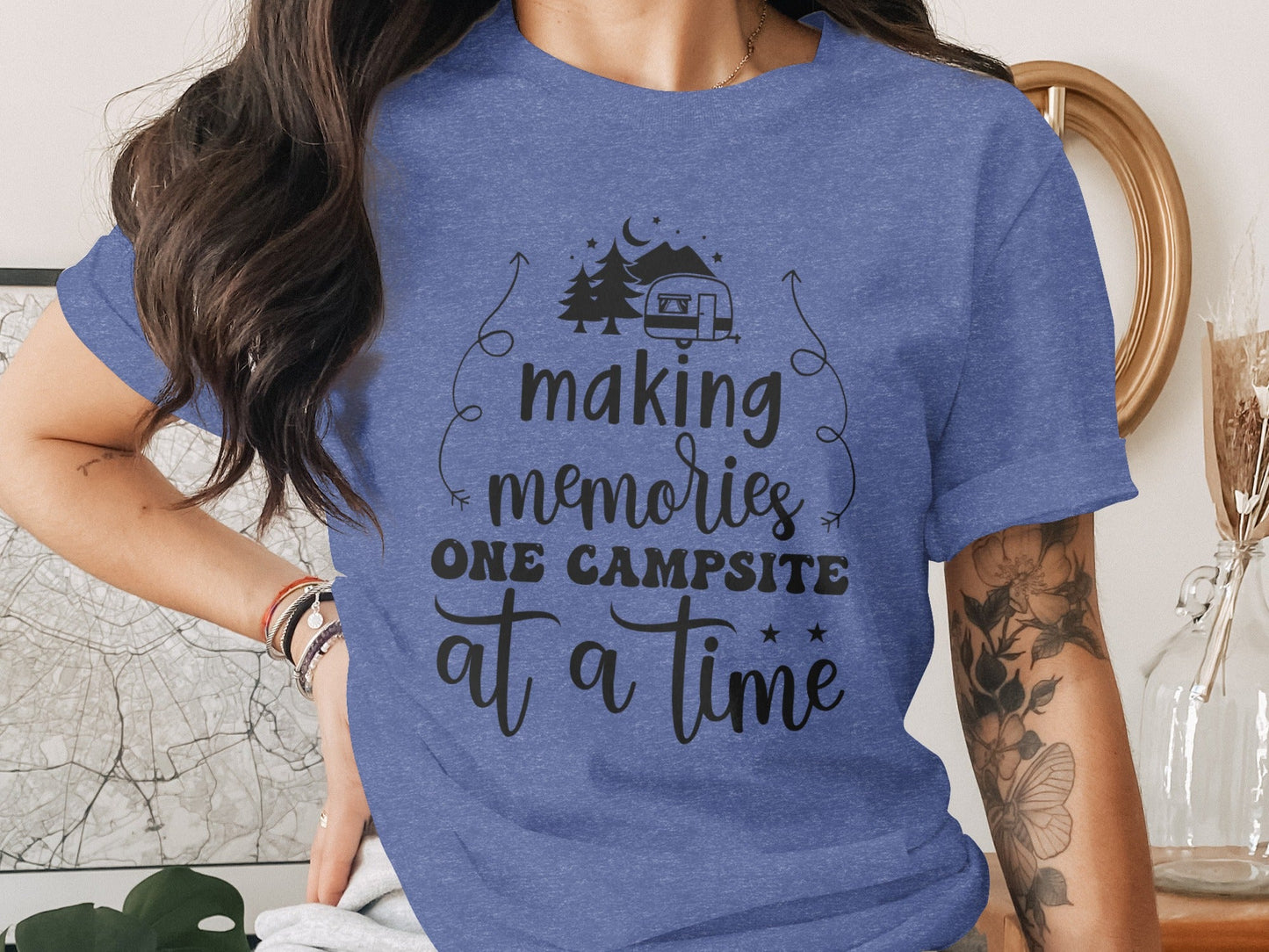 Making Memories One Campsite At A Time Camping T-Shirt