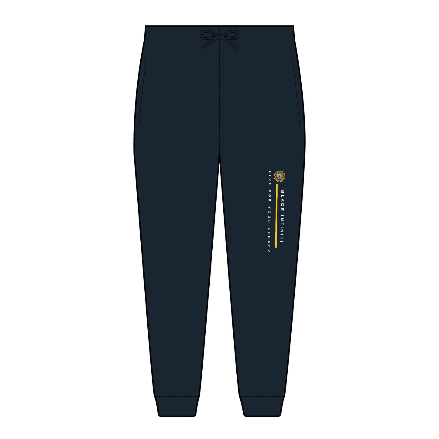 Blade Minimalistic Embroidery Logo Fleece Joggers