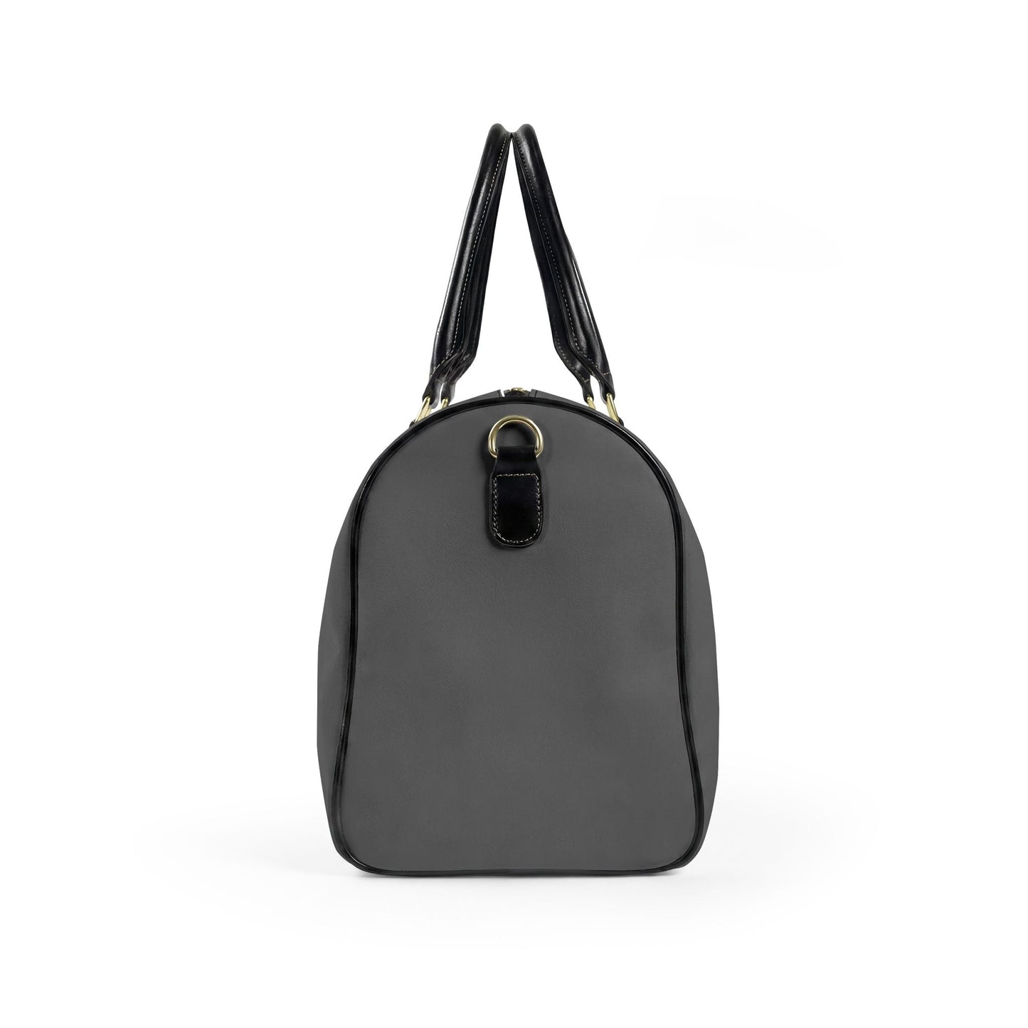 Je Ne Sais Quoi Leather Travel Bag – Grey & Tan Weekender Duffle