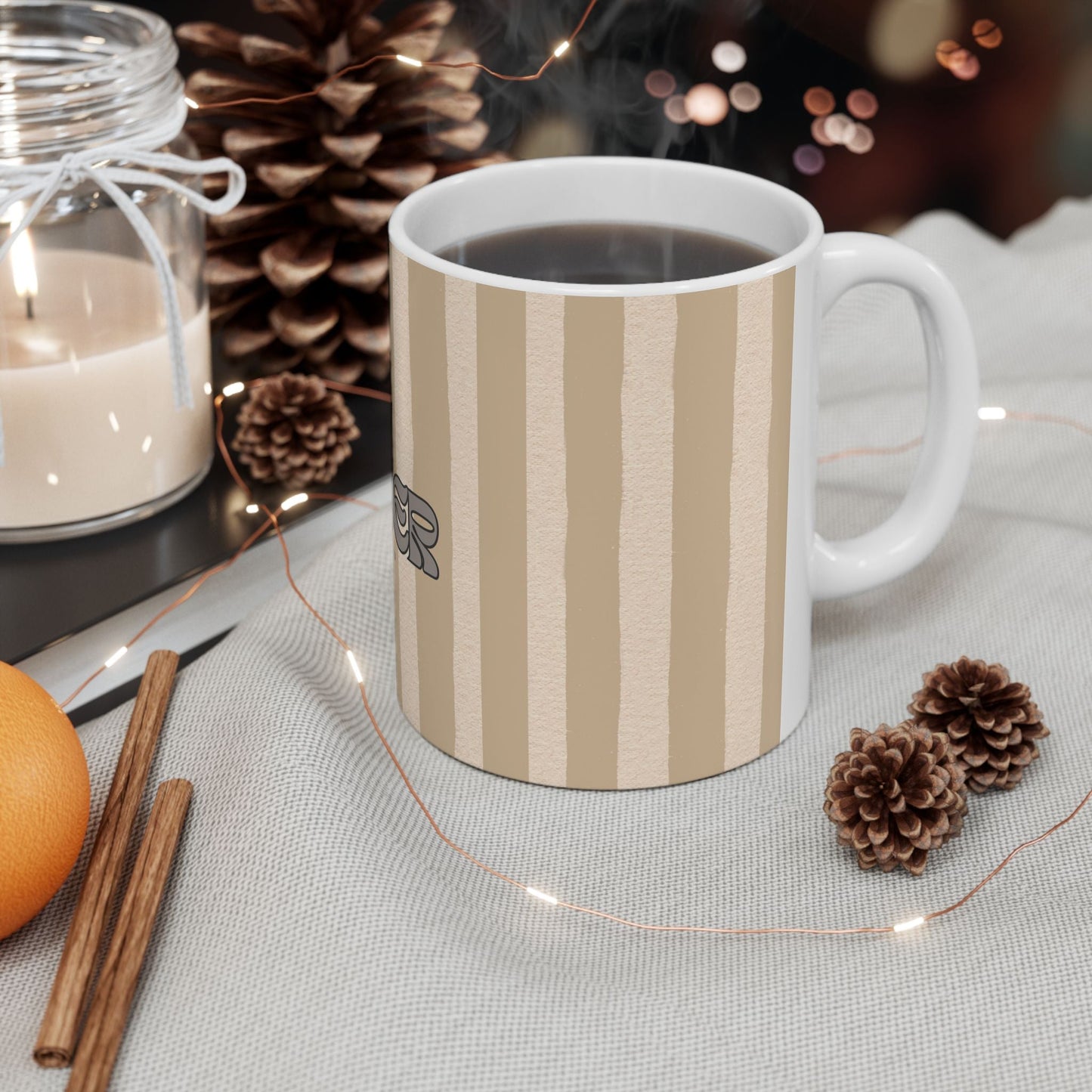 Astrological Wheel CANCER Mug, Whimsical Bday Gift