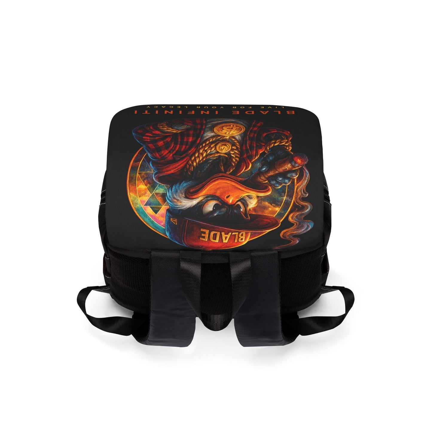 Weed/Pot Galactic Duck Shoulder Backpack