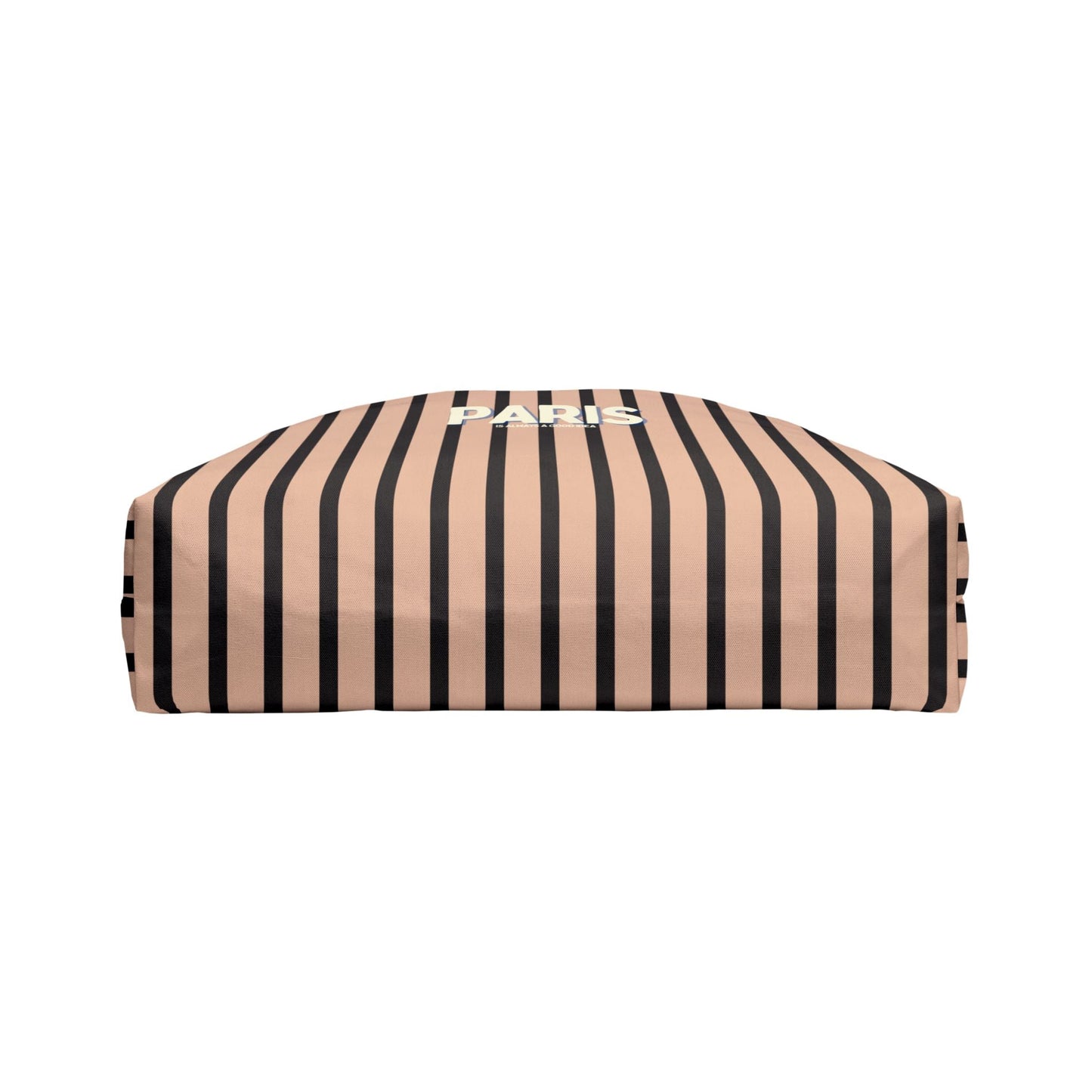 Parisian Weekender Tote Bag, BLACK and TAN