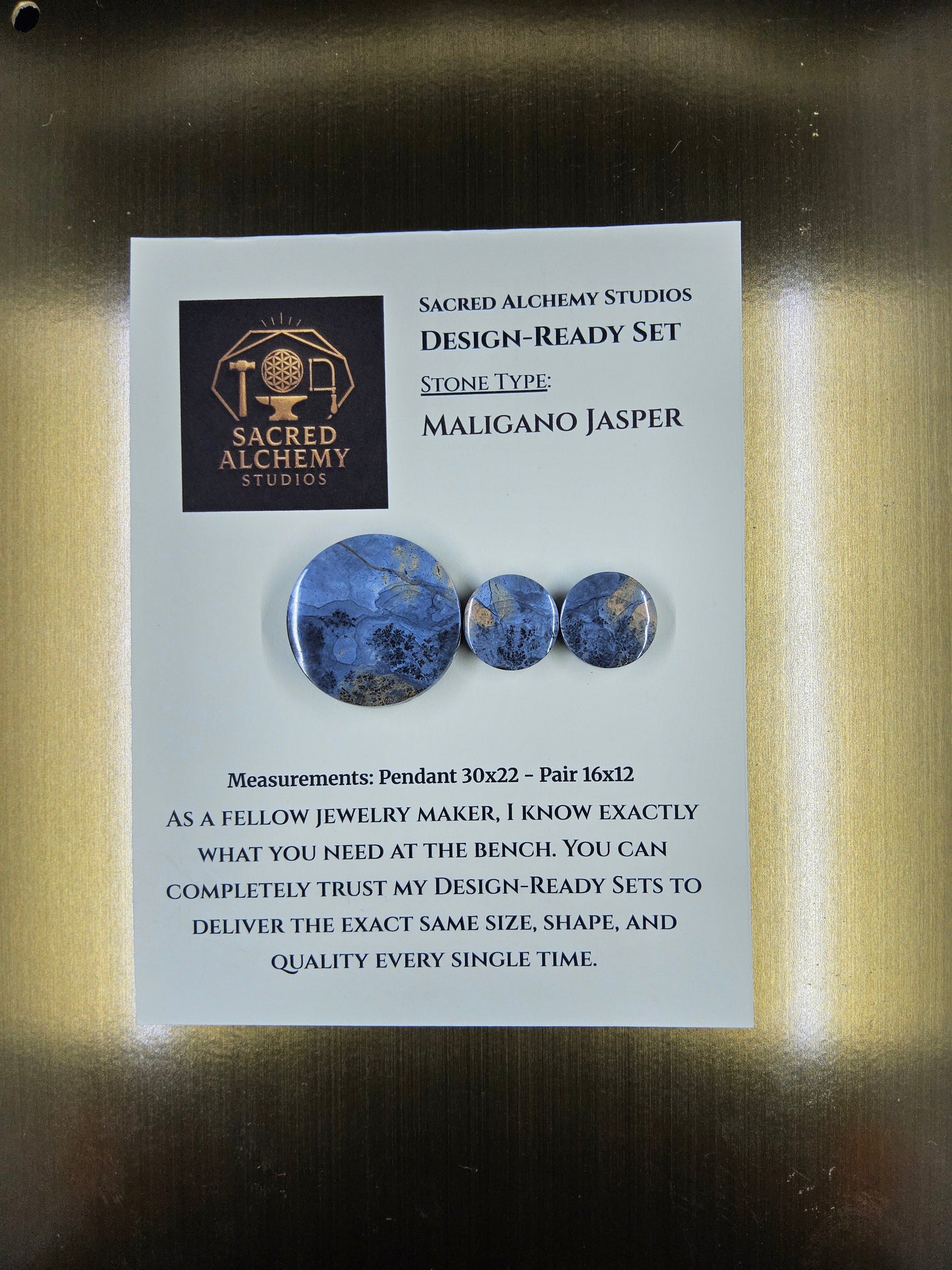 Circle Shape - Maligano Jasper - Design-Ready Set