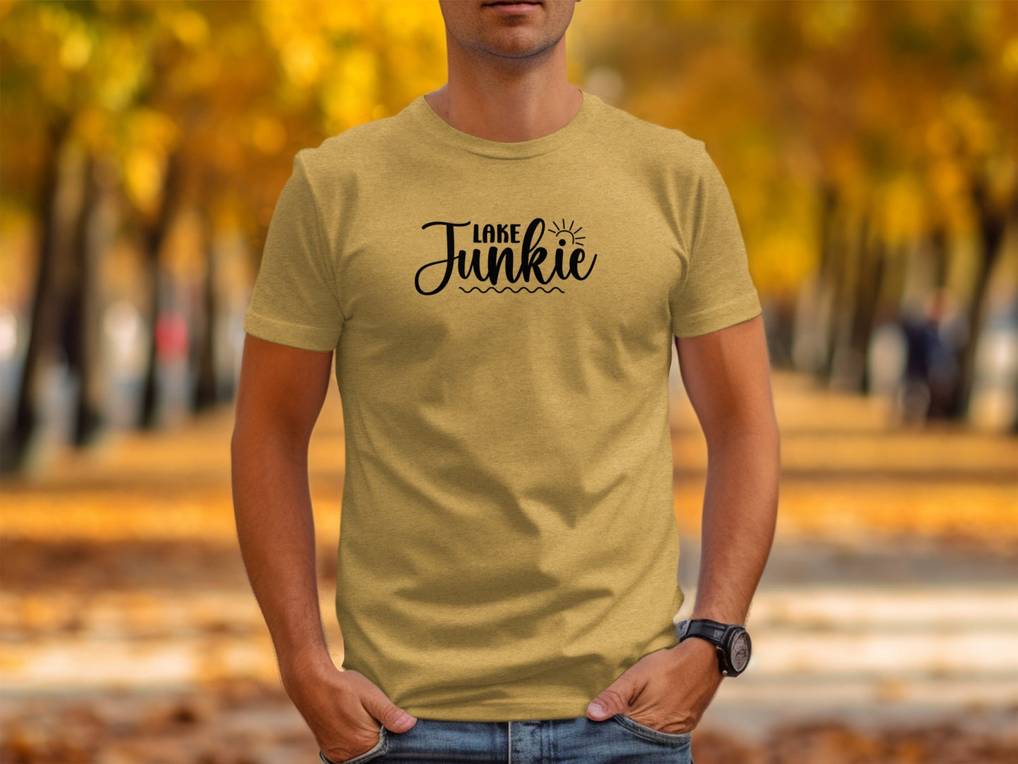 Lake Junkie Graphic for Lovers of Water Activities T-Shirt