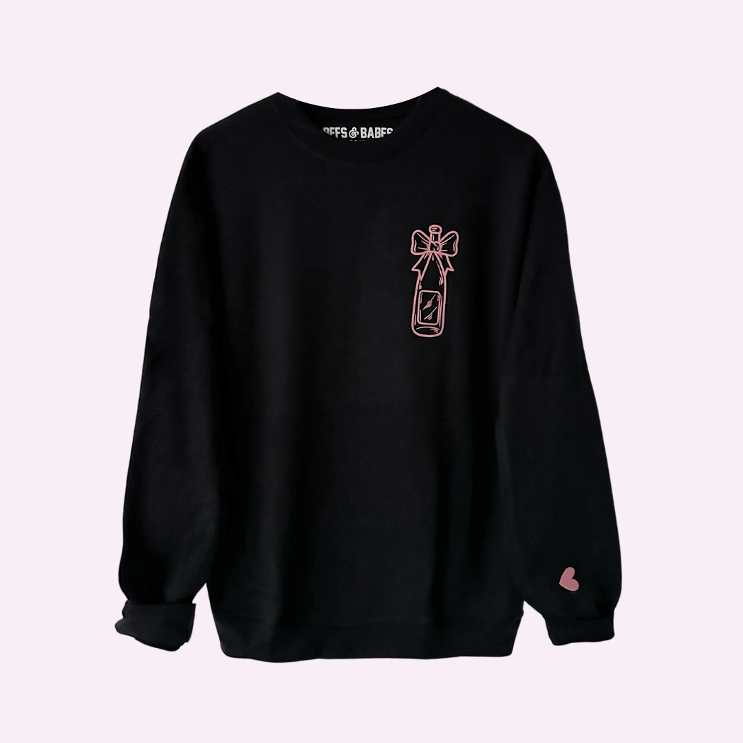 CHAMPAGNE PROBS SOCIAL CLUB ♡ printed sweatshirt