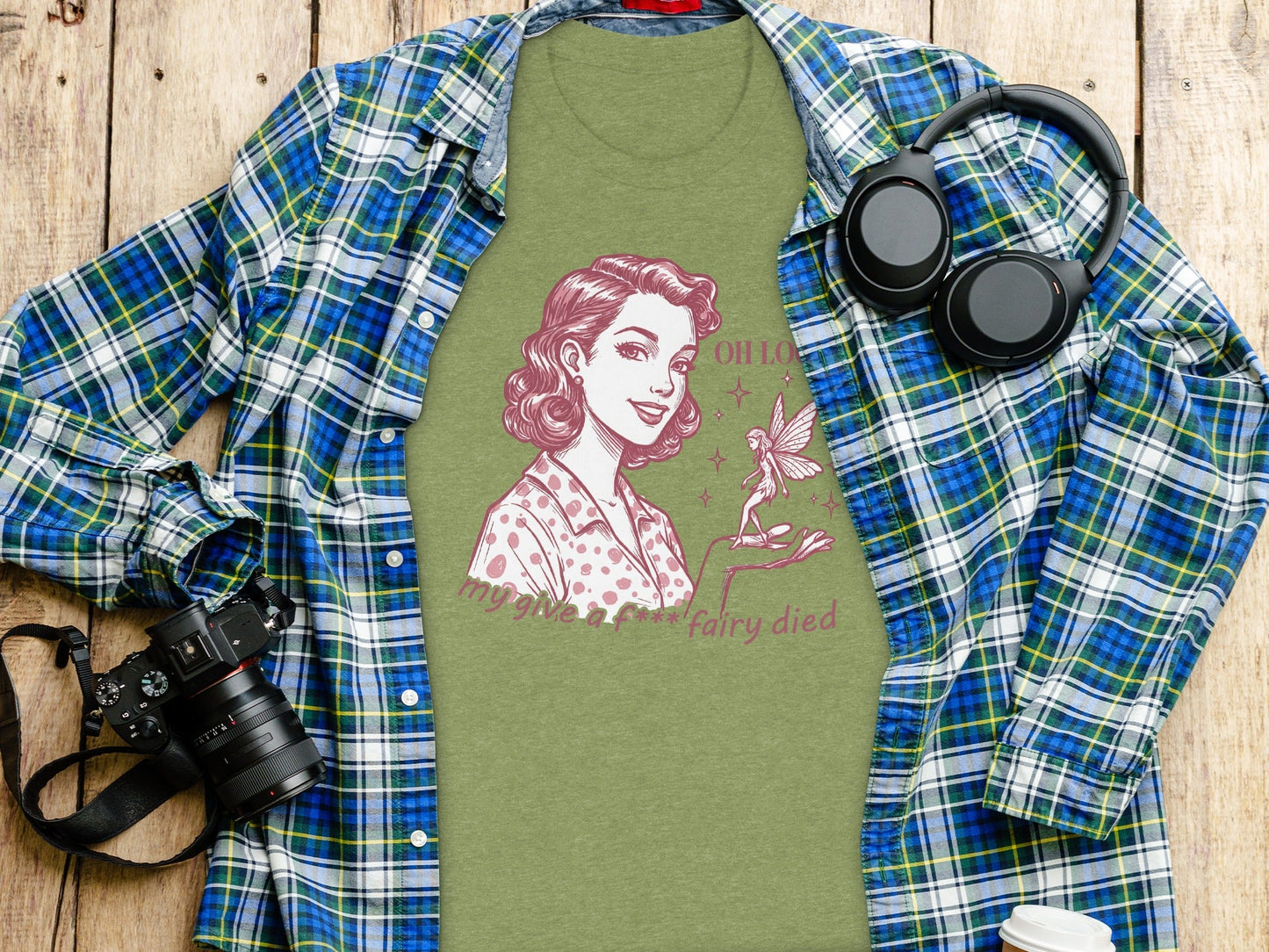 My Give A F Fairy Died Funny Attitude Graphic T-Shirt