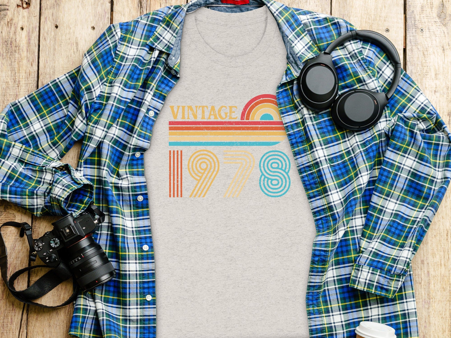 Vintage Retro Distressed 1978 Year of Birth T-Shirt