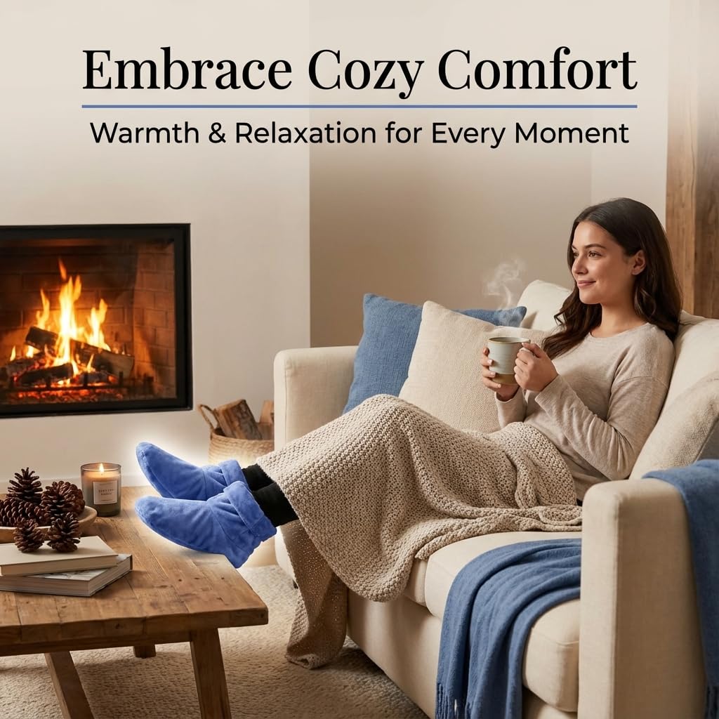 Comfort Booties for Stress & Aches Relief with 12 Herbs, Winter Booties