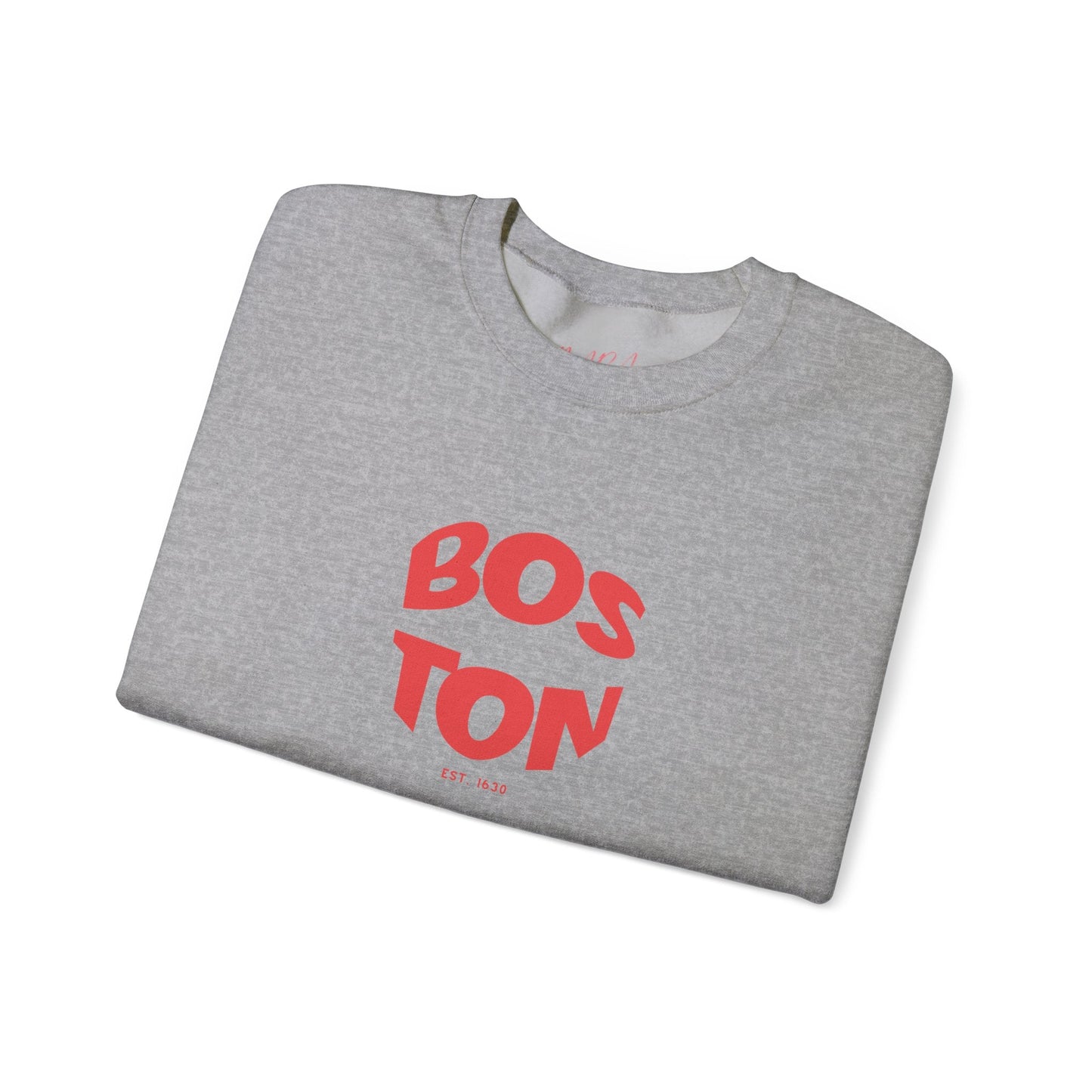 Cool BOSTON Crewneck Sweatshirt