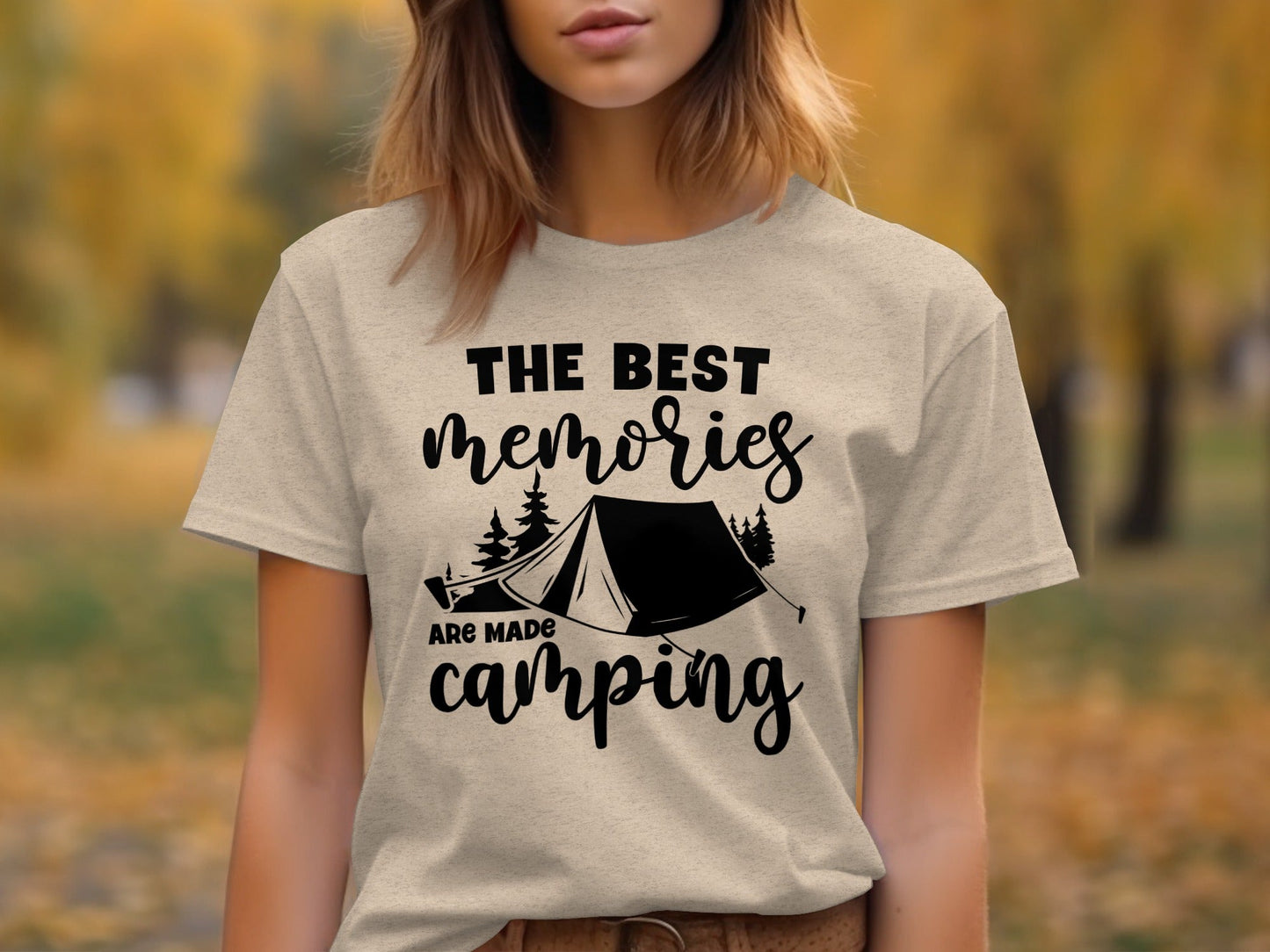 The Best Memories Are Made Camping Outdoors T-Shirt