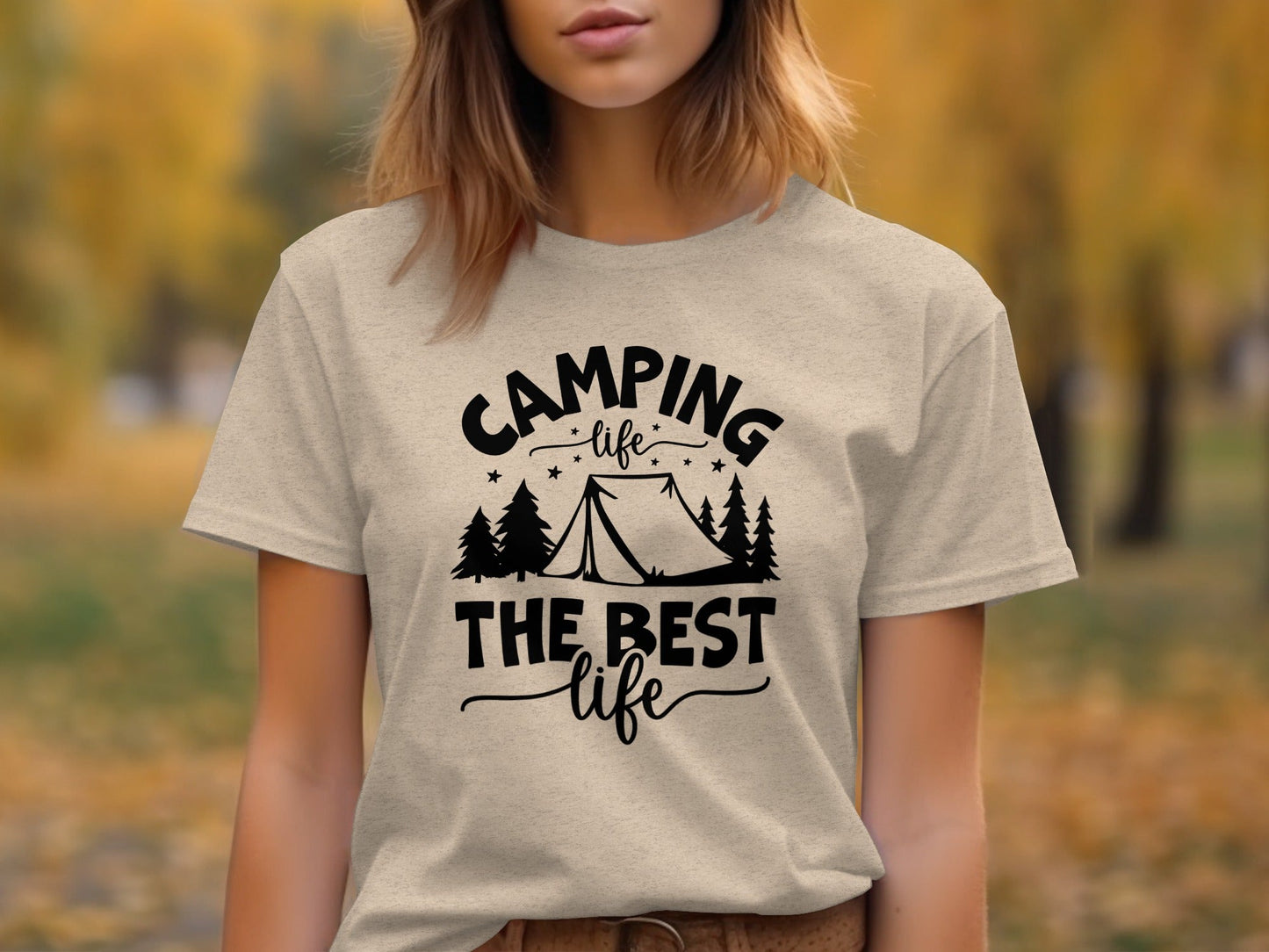 Camping Life The Best Life Outdoor Adventure T-Shirt