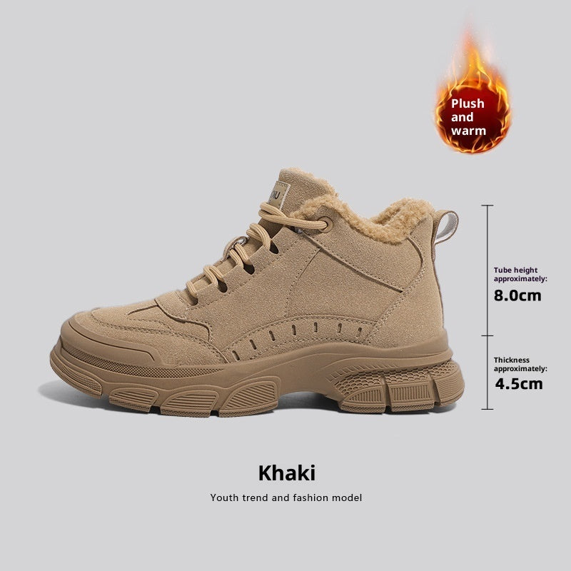 Women’s Non-Slip Snow Boots | Plus-Velvet Thickened Martin Style Winter Boots