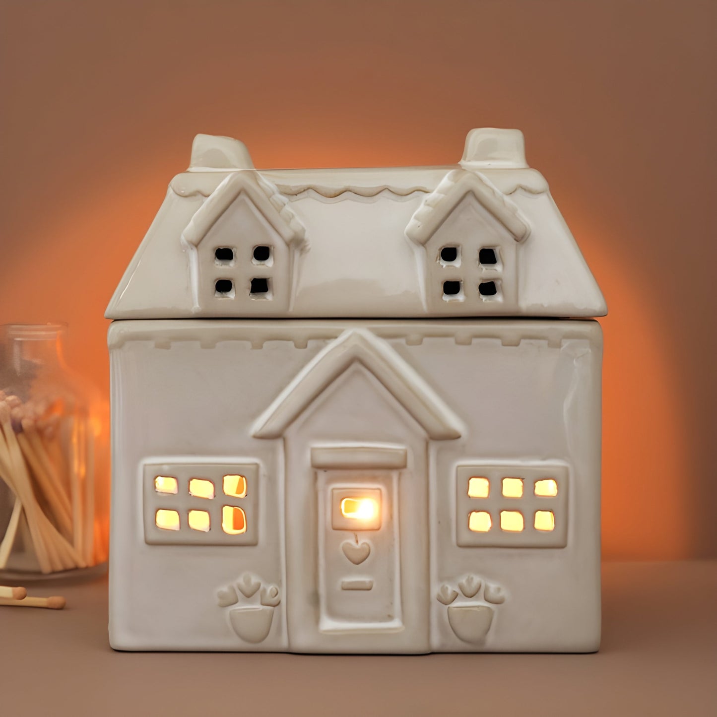 Ceramic House Wax Melt Warmer