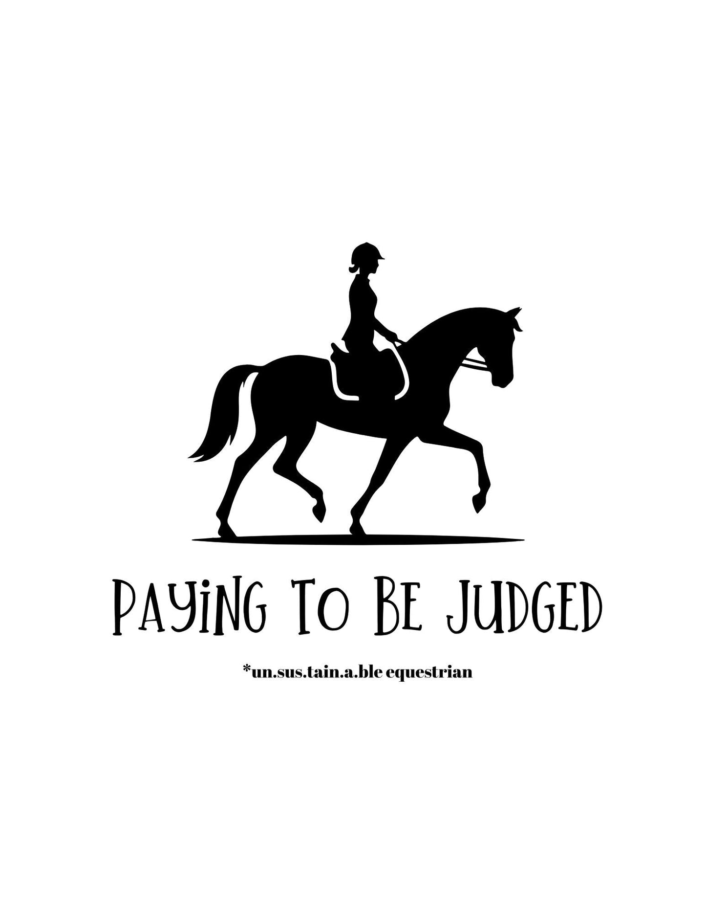 Die Cut Vinyl Stickers - 3x3 - Paying To Be Judged