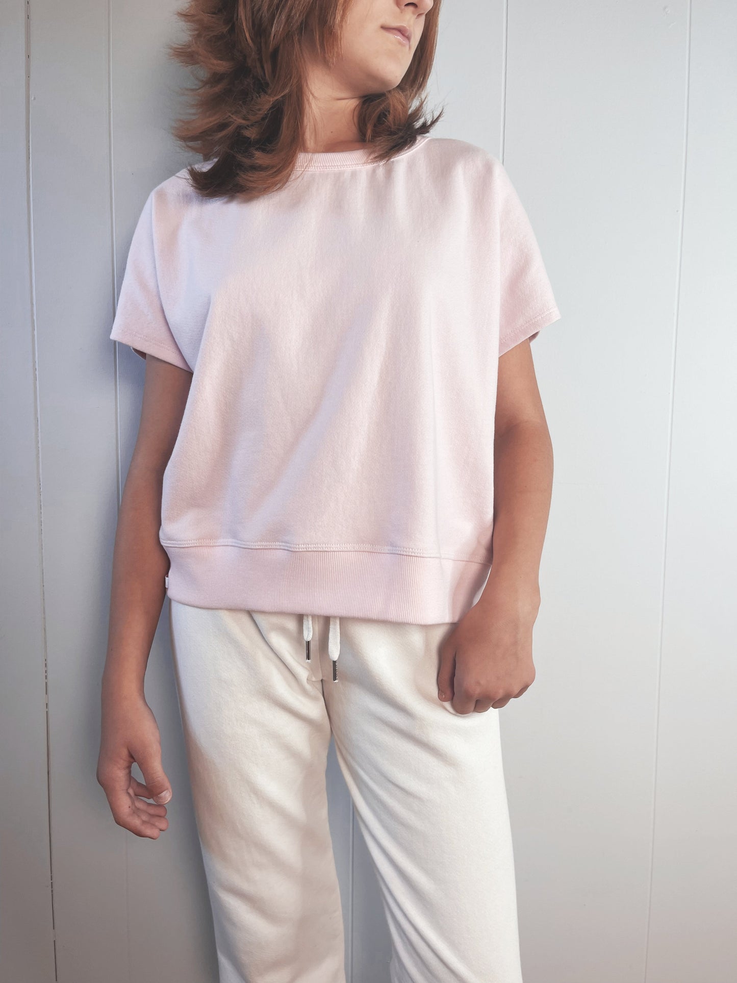 The Bateau Top - Quartz Pink