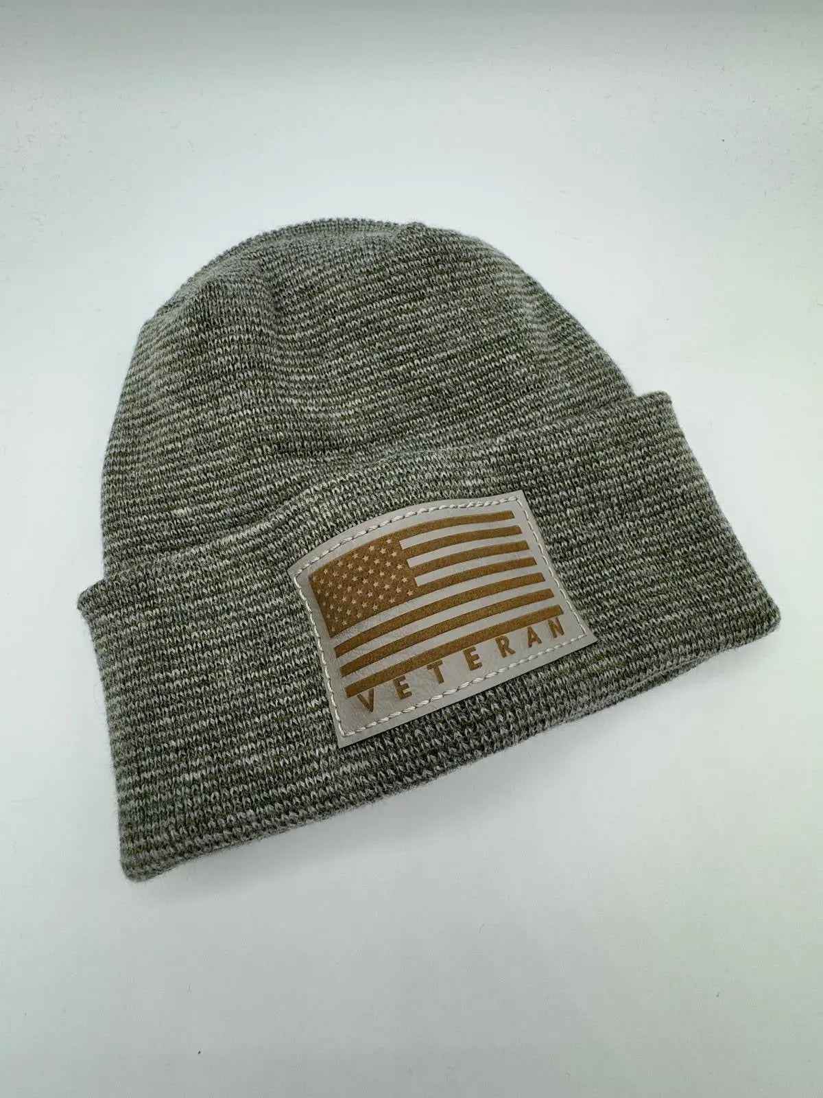 H Stitch Cuffed Beanie, Veterans Collection