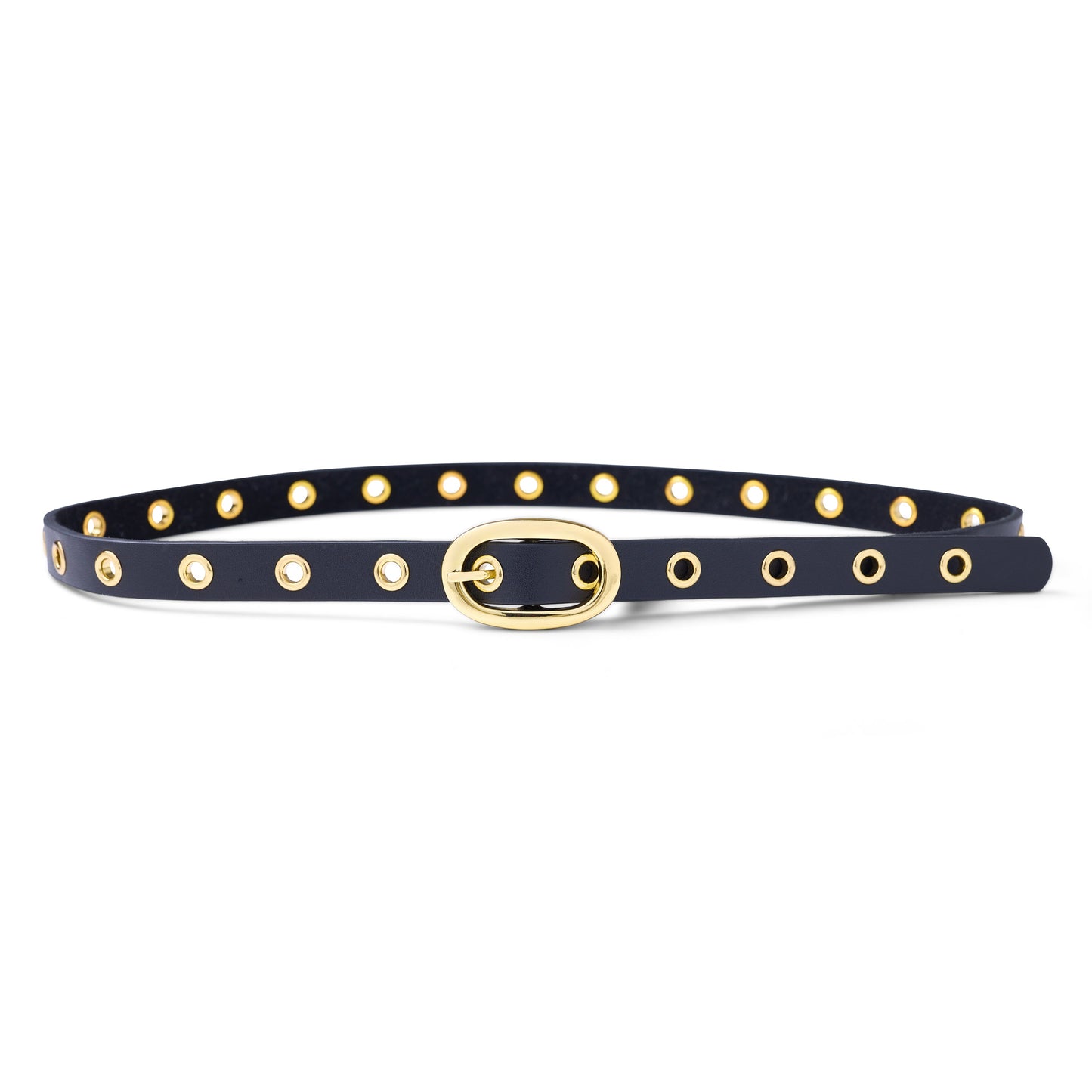 Eden Grommet Belt, Black