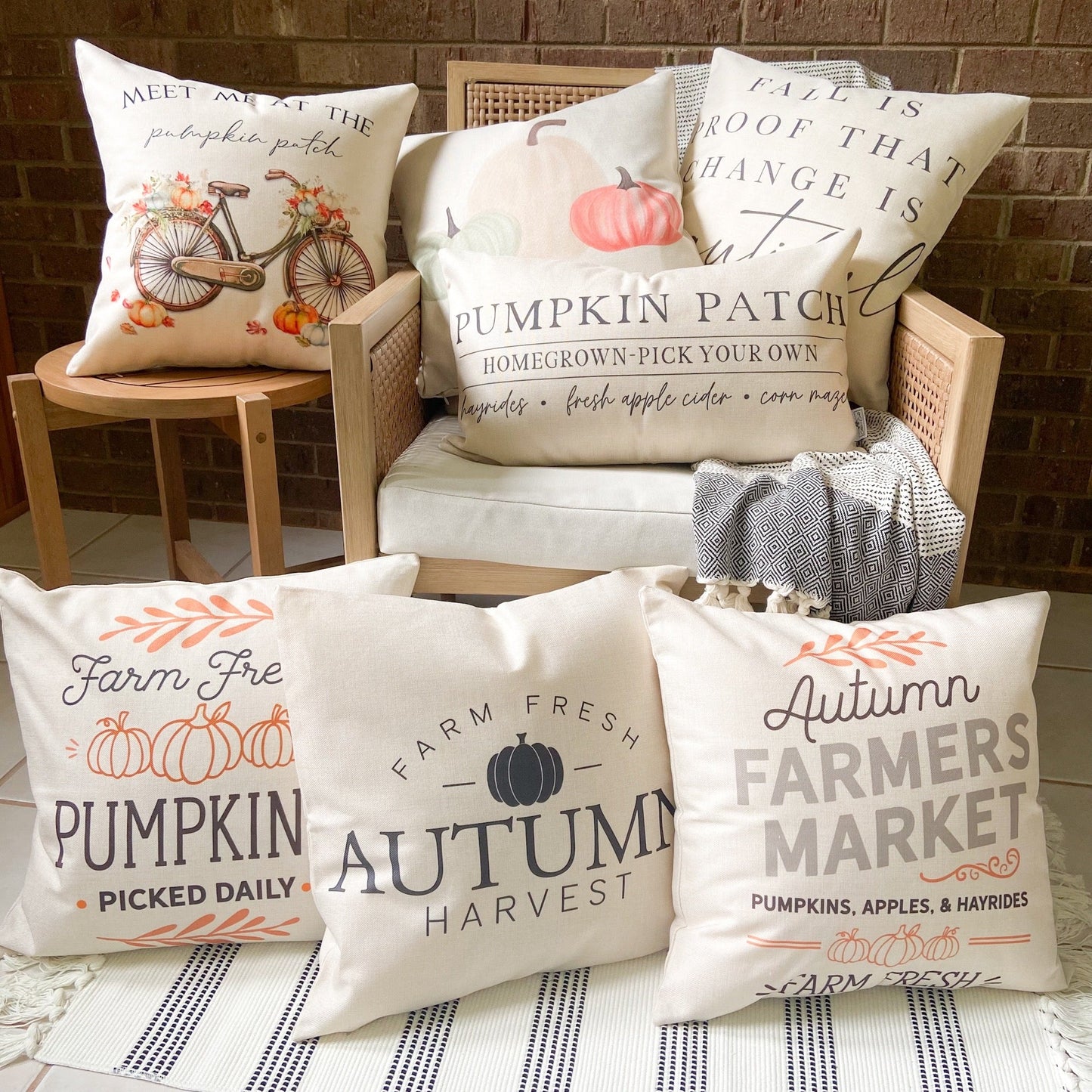 Octobers Pillow Cover 18x18 inch