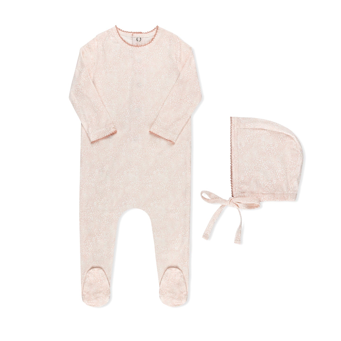 Faded Floral Footie