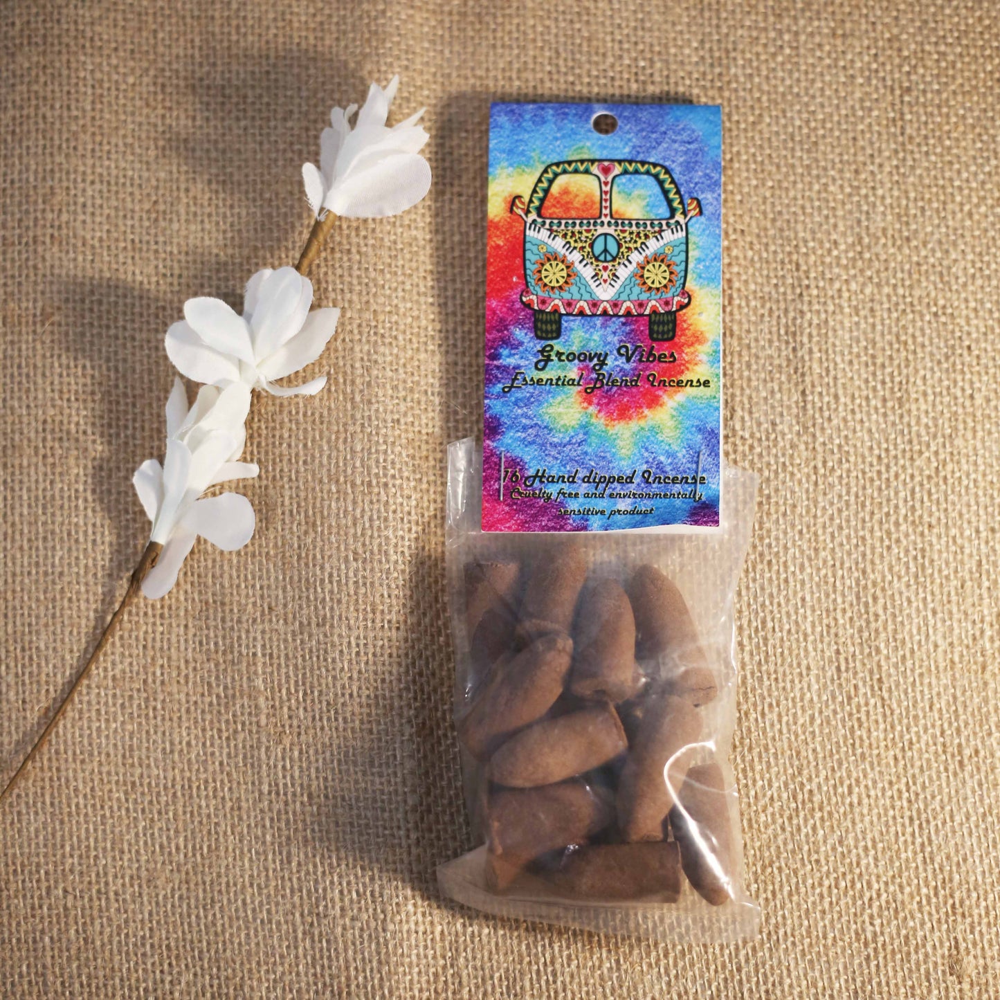 Sweet Musk - Groovy Vibes Backflow Incense Cones
