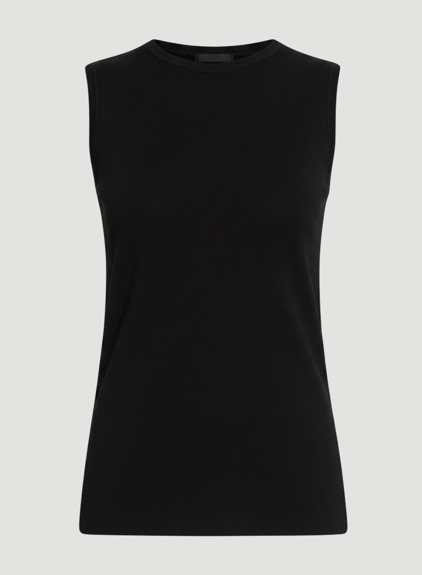 100% Machine Washable Cashmere Sleeveless Crewneck T-Shirt