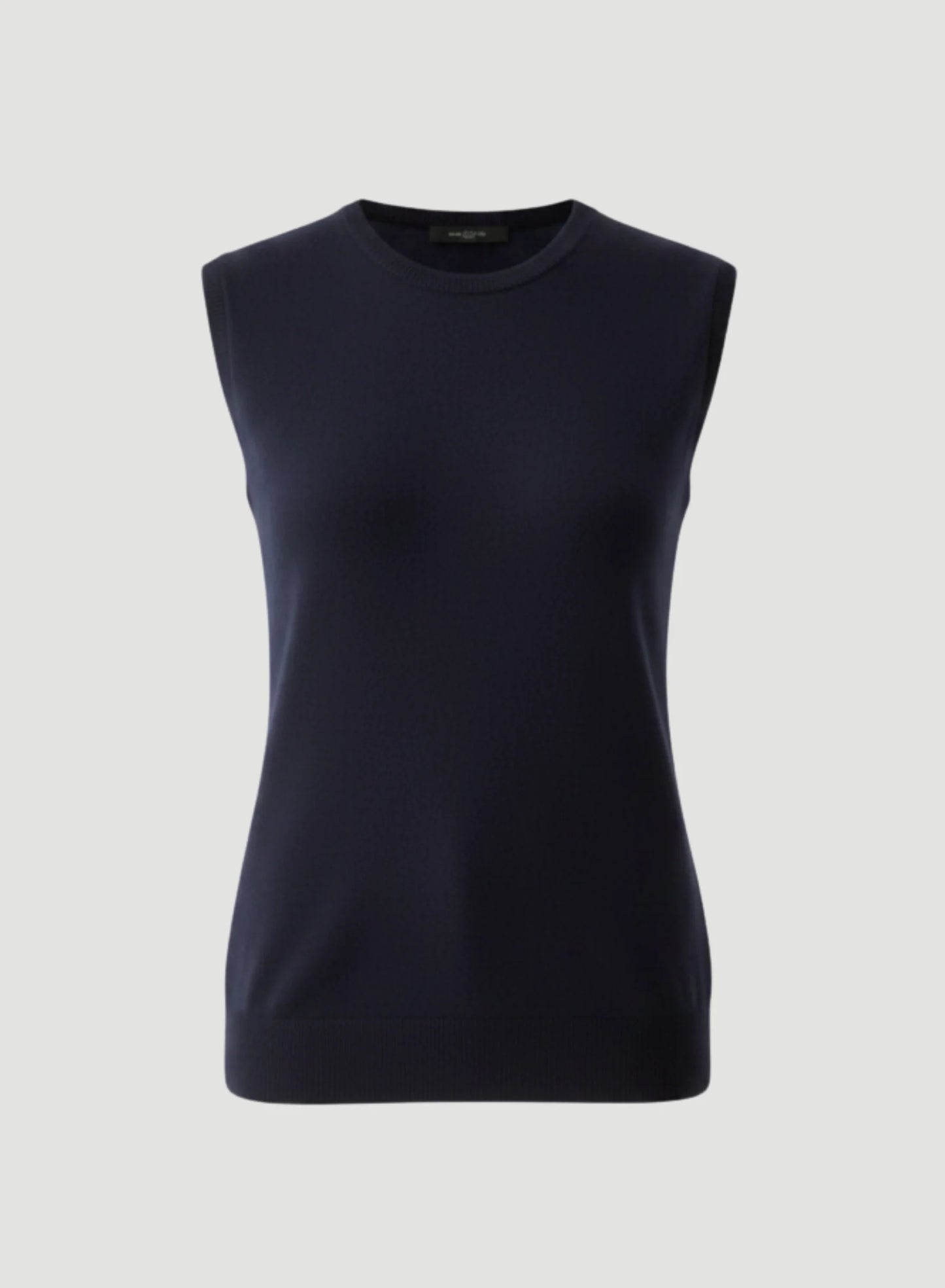 100% Machine Washable Cashmere Sleeveless Crewneck T-Shirt