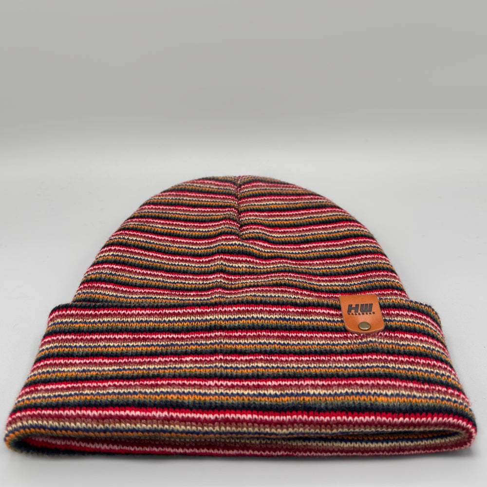 Traditional Cuffed Beanie, Multi Color Knit Winter Hat