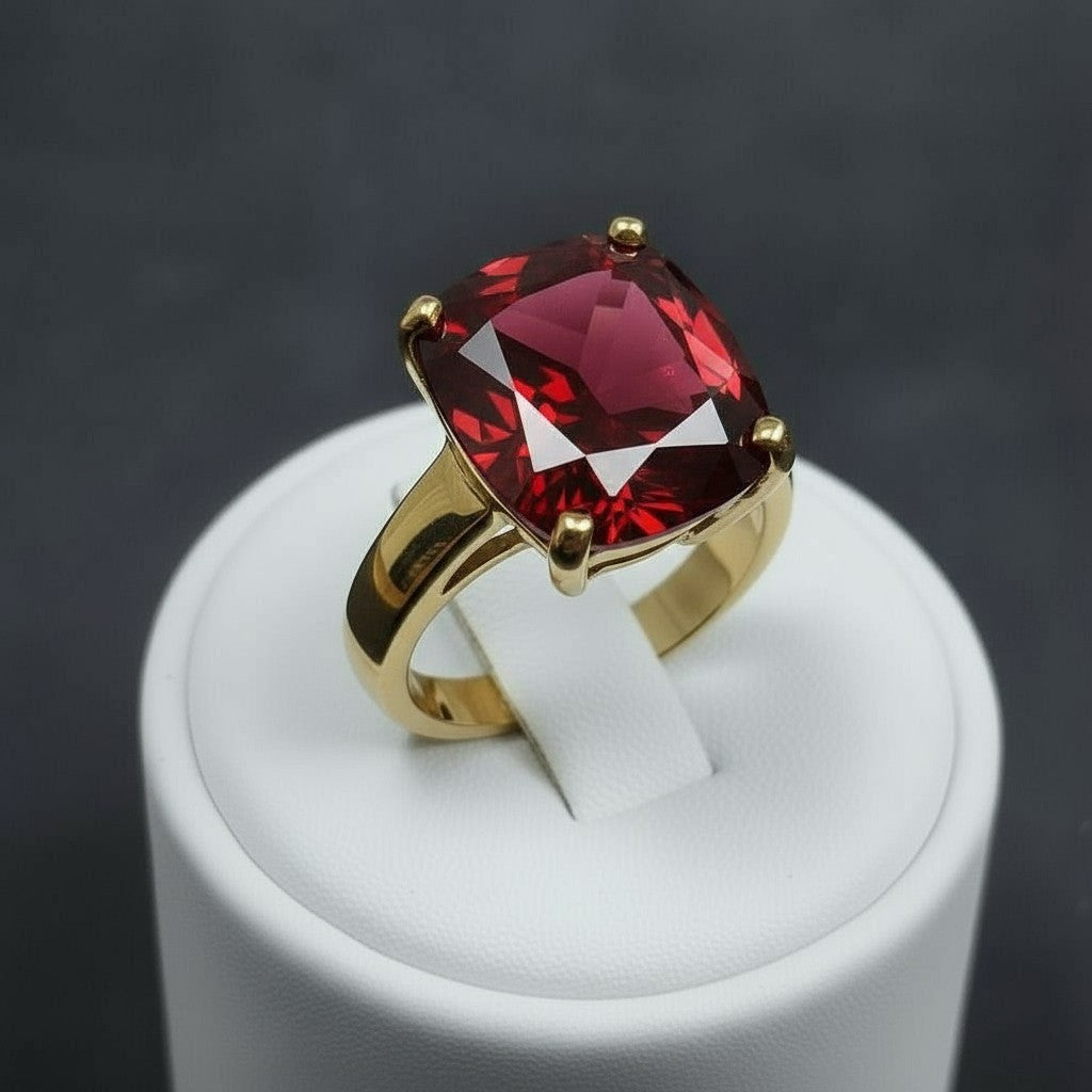 Never Forgotten Ring<br>Cushion Cut • Large 12x10mm