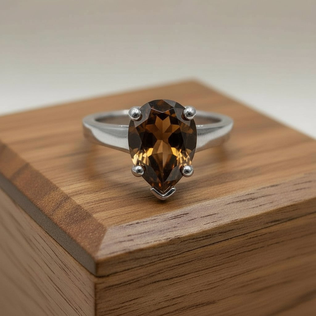 Peaceful Memories Ring<br>Pear Cut • 11x8mm