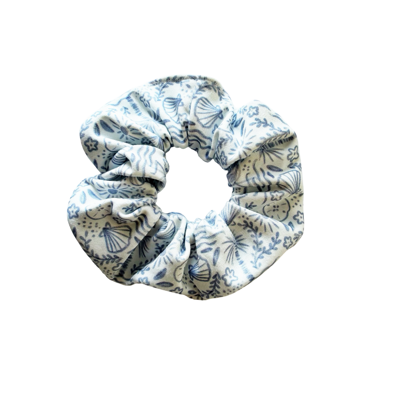 Boho Muted Coastal Scrunchie