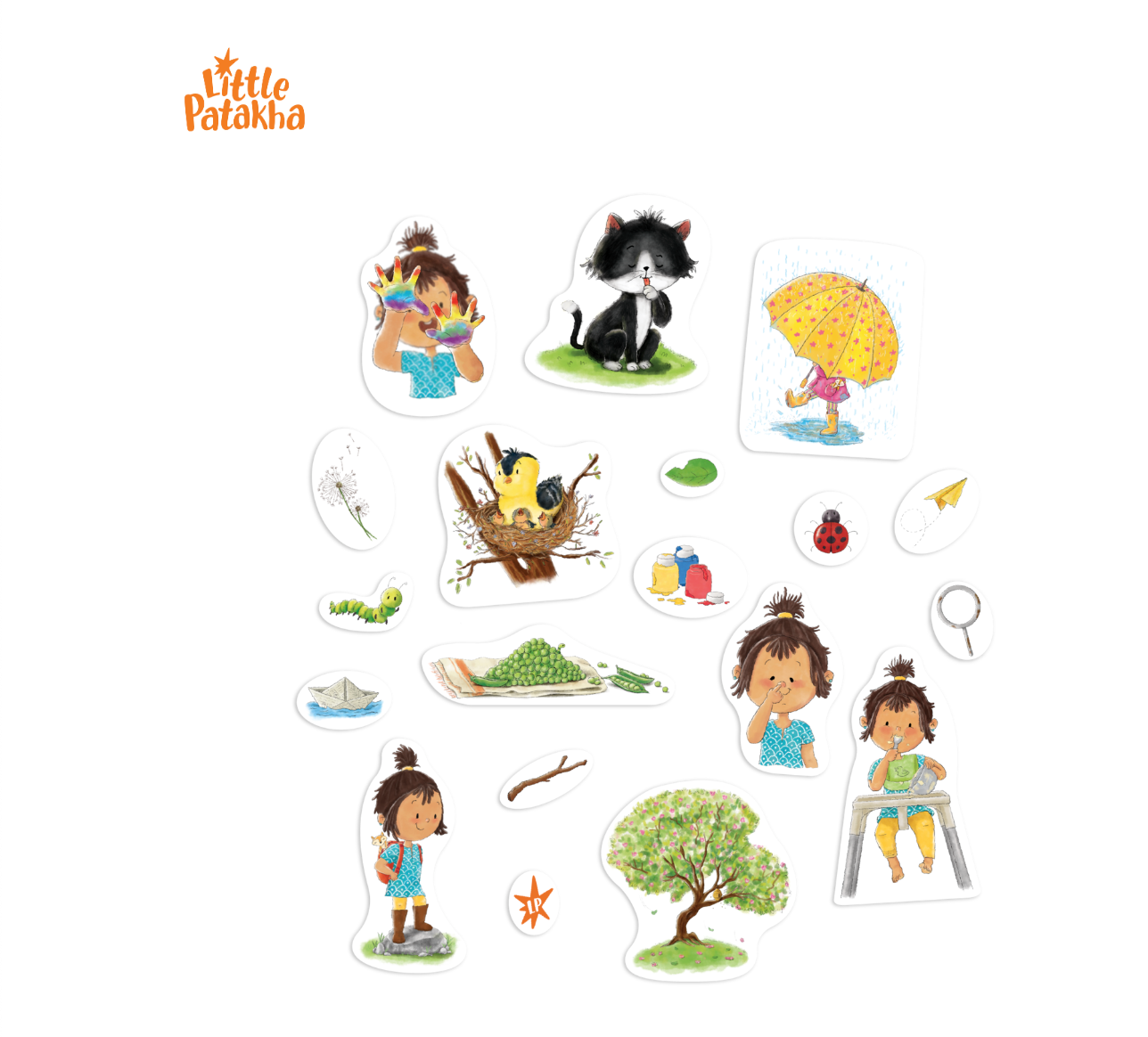 Little Patakha Sticker Collection