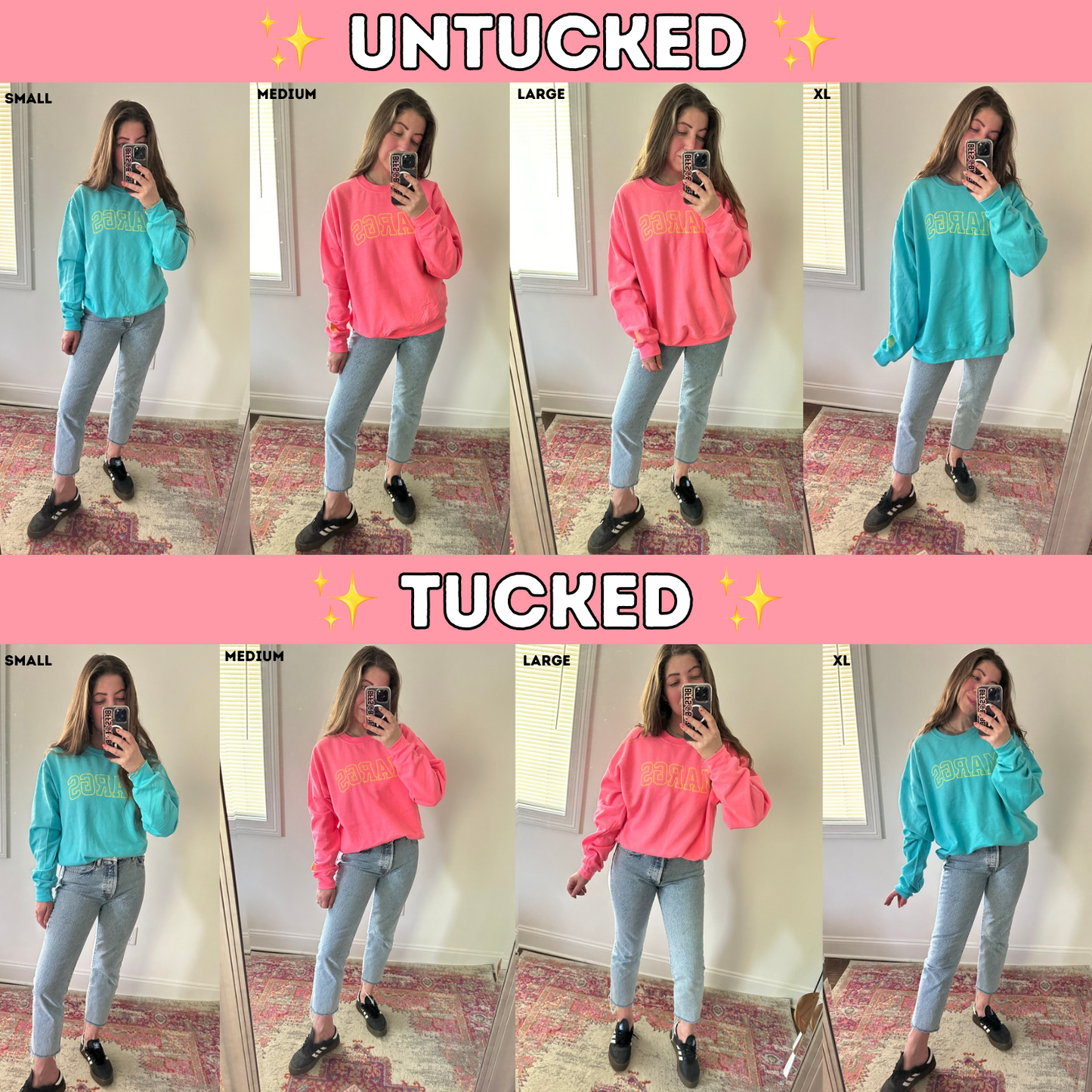 MARGS ♡ purple printed sweatshirt ♡ select your cuff