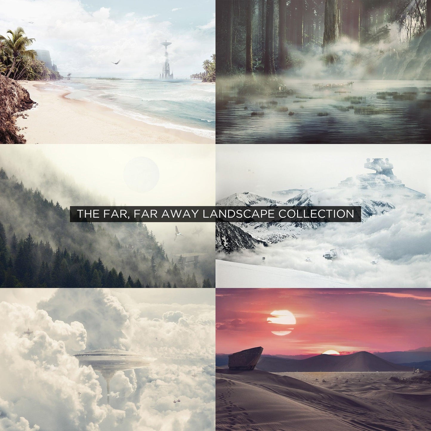 Hoth Frozen Planet Star Wars Canvas Print