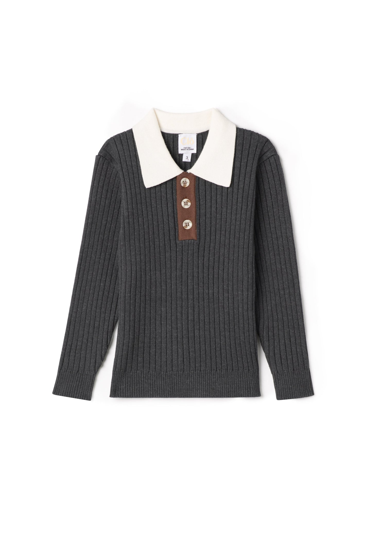 Multi Polo Rib Sweater