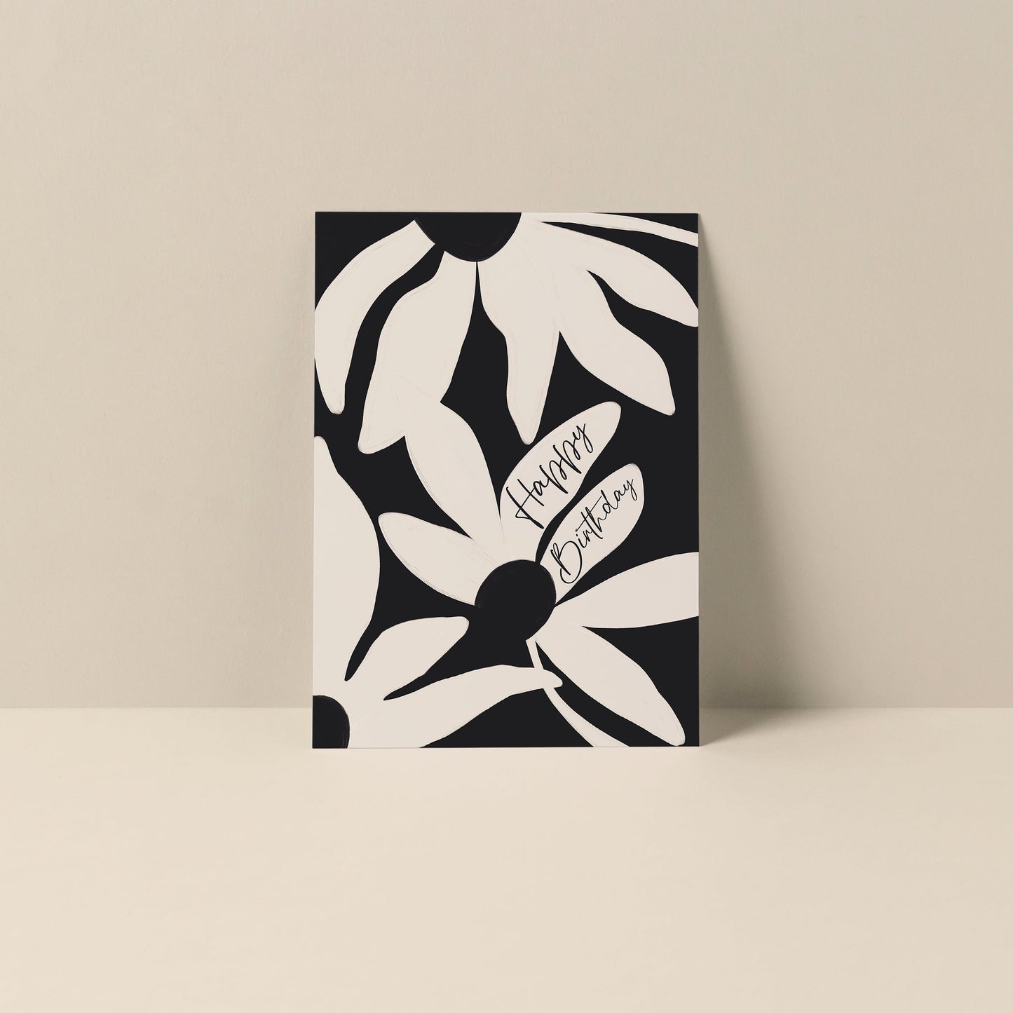 Happy Birthday (Floral) - Blank Card