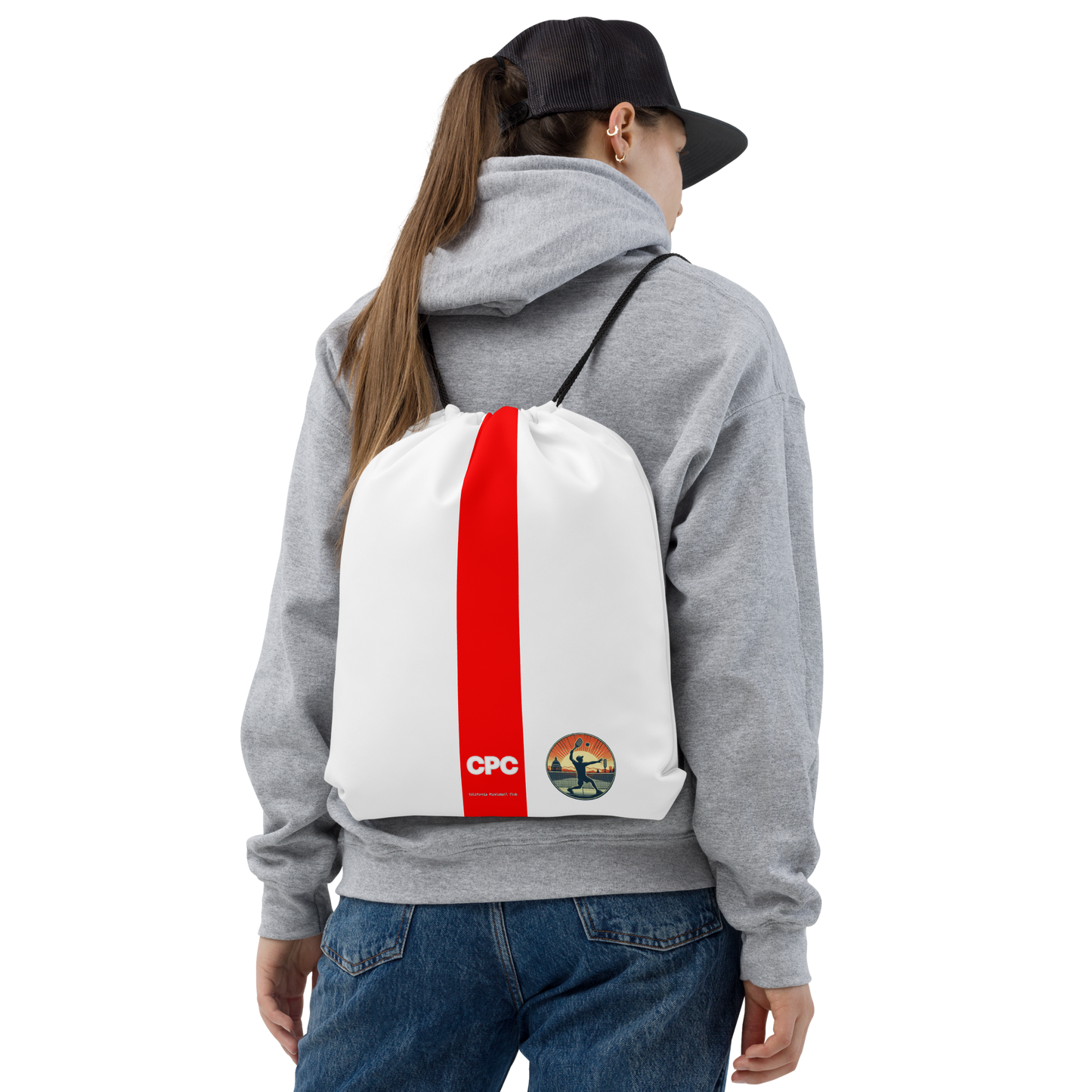 California Pickleball Club Drawstring bag