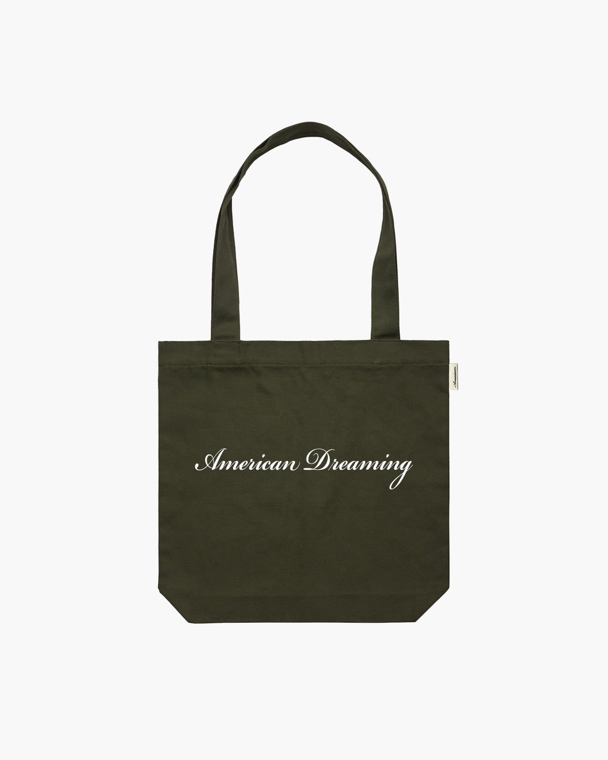 AD Tote - Army/White