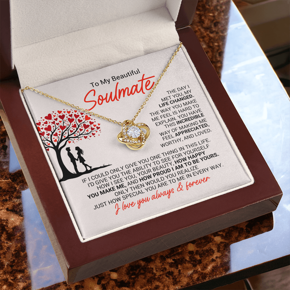 Forever Intertwined Love Knot Necklace - A Timeless Symbol of Endless Love and Devotion
