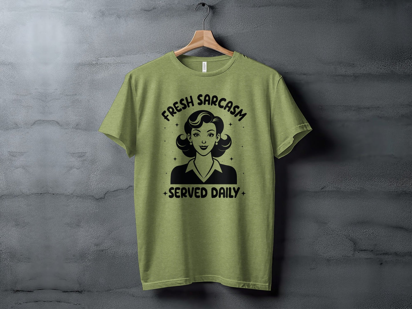 Fresh Sarcasm Served Daily Sarcastic Woman Graphic T-Shirt