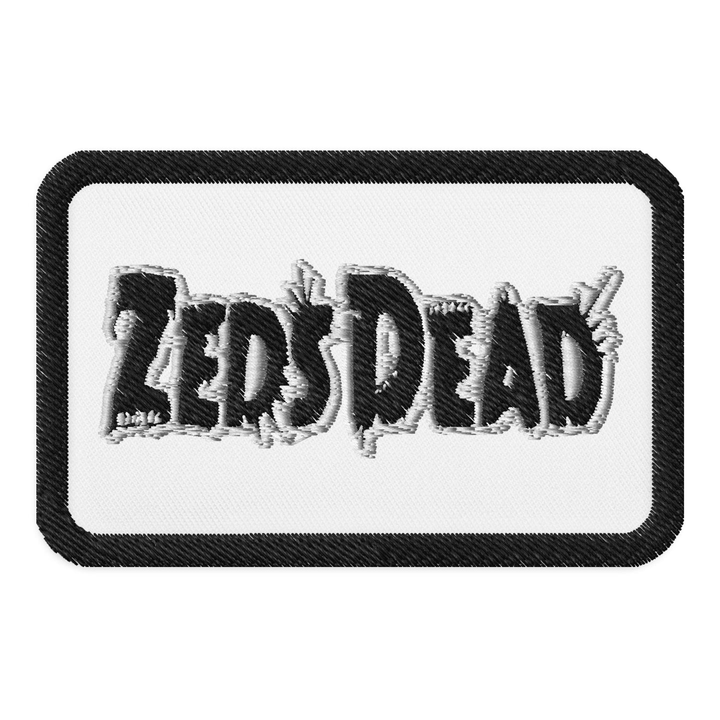Zeds Dead Large Rectangular Iron-on Embroidered Festival Patches
