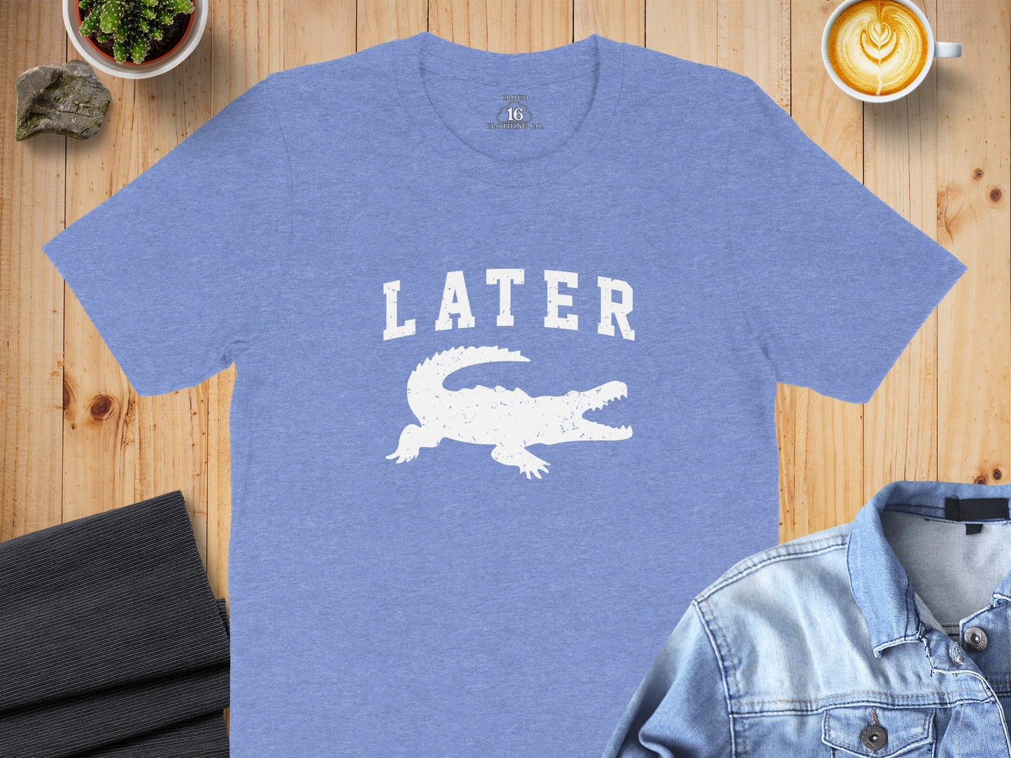 Later Alligator Crocodile Funny Sarcastic Phrase T-Shirt