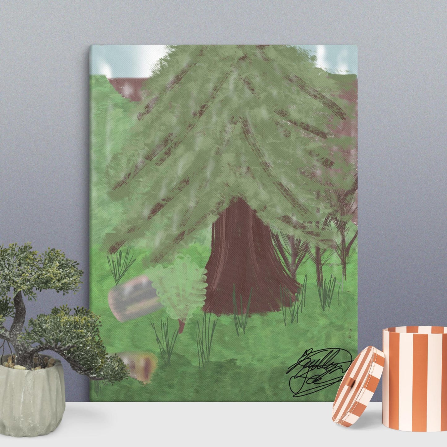 Forest View Canvas 12"x16"