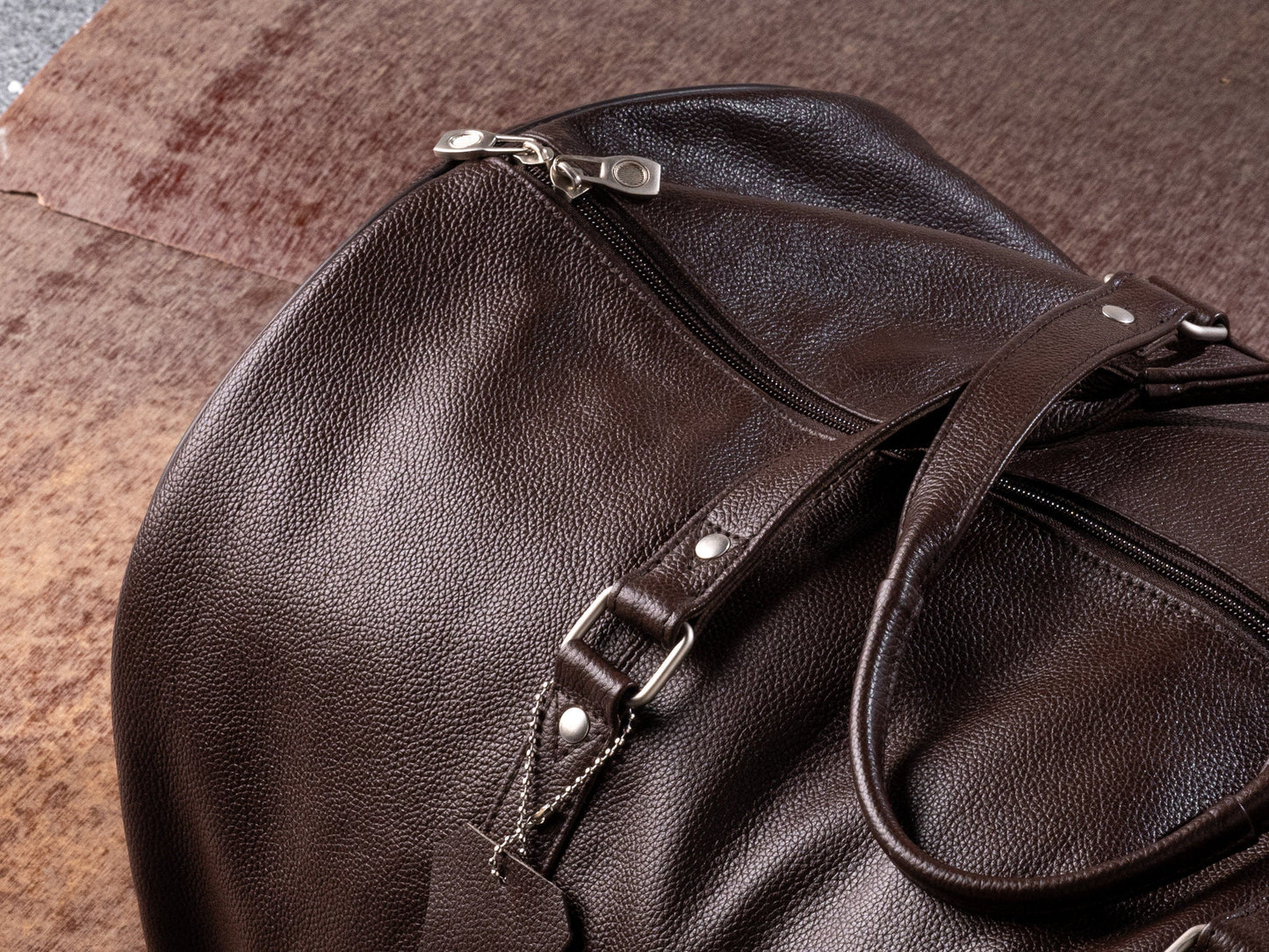 Handmade Leather Duffle Bag Men | Genuine Leather Weekender Bag | Handmade Leather Travel Bag | Carry On Bag | Personalized Gift For Him