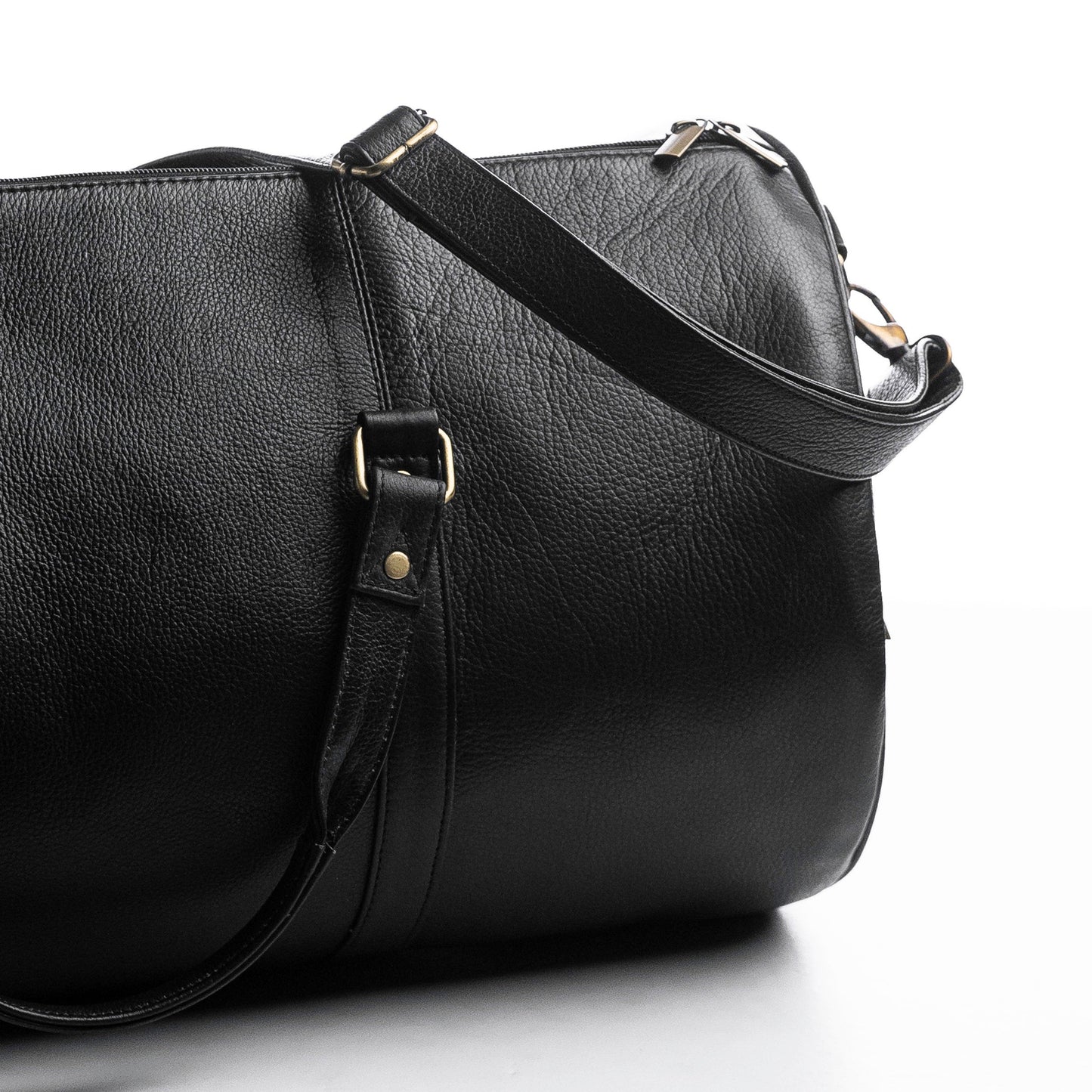 Handmade Leather Duffle Bag Men | Genuine Leather Weekender Bag | Handmade Leather Travel Bag | Carry On Bag | Leather Bag with Suit Cover