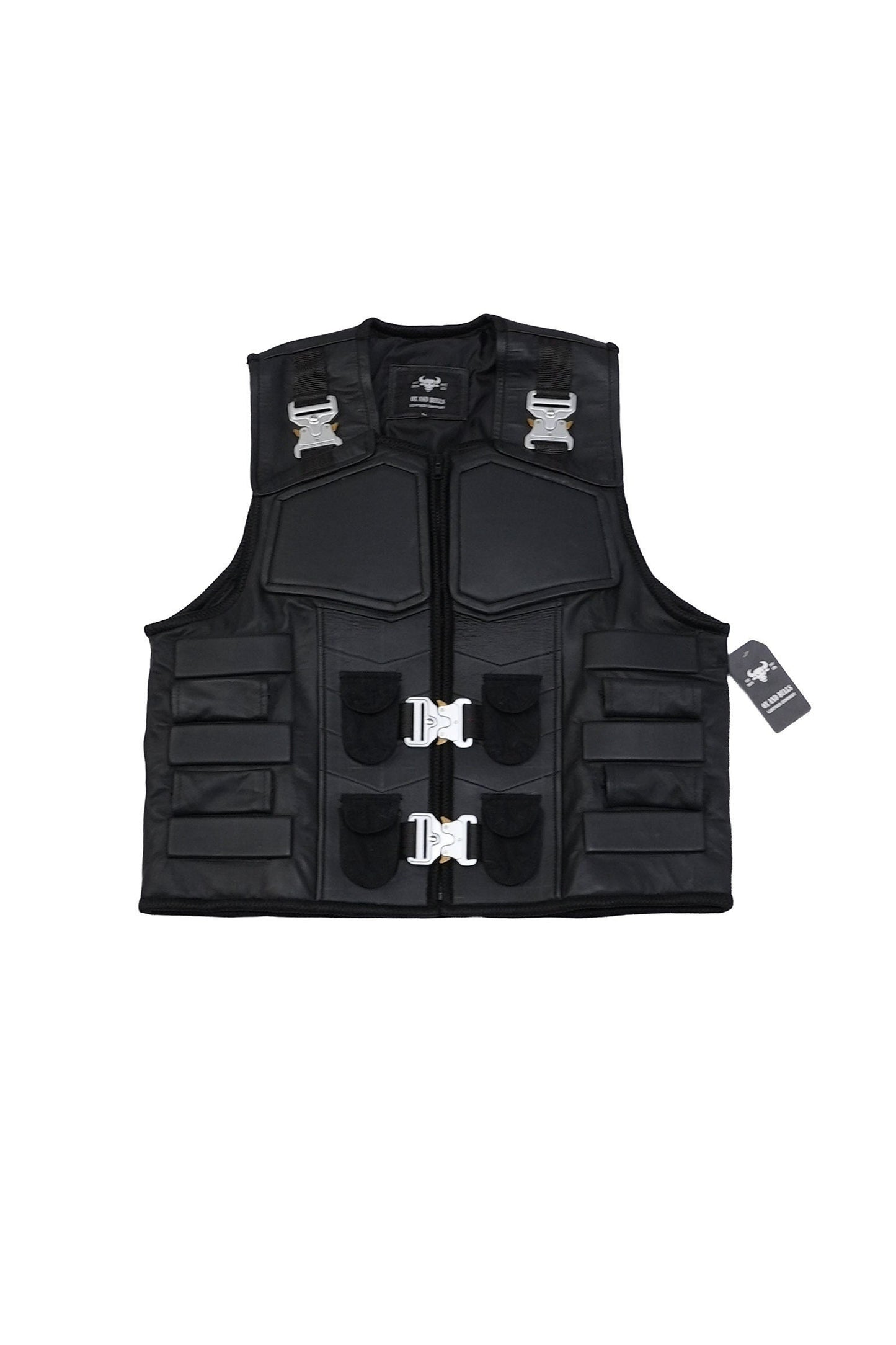 Handmade Military Vest Handmade Cosplay Leather Vest Unisex