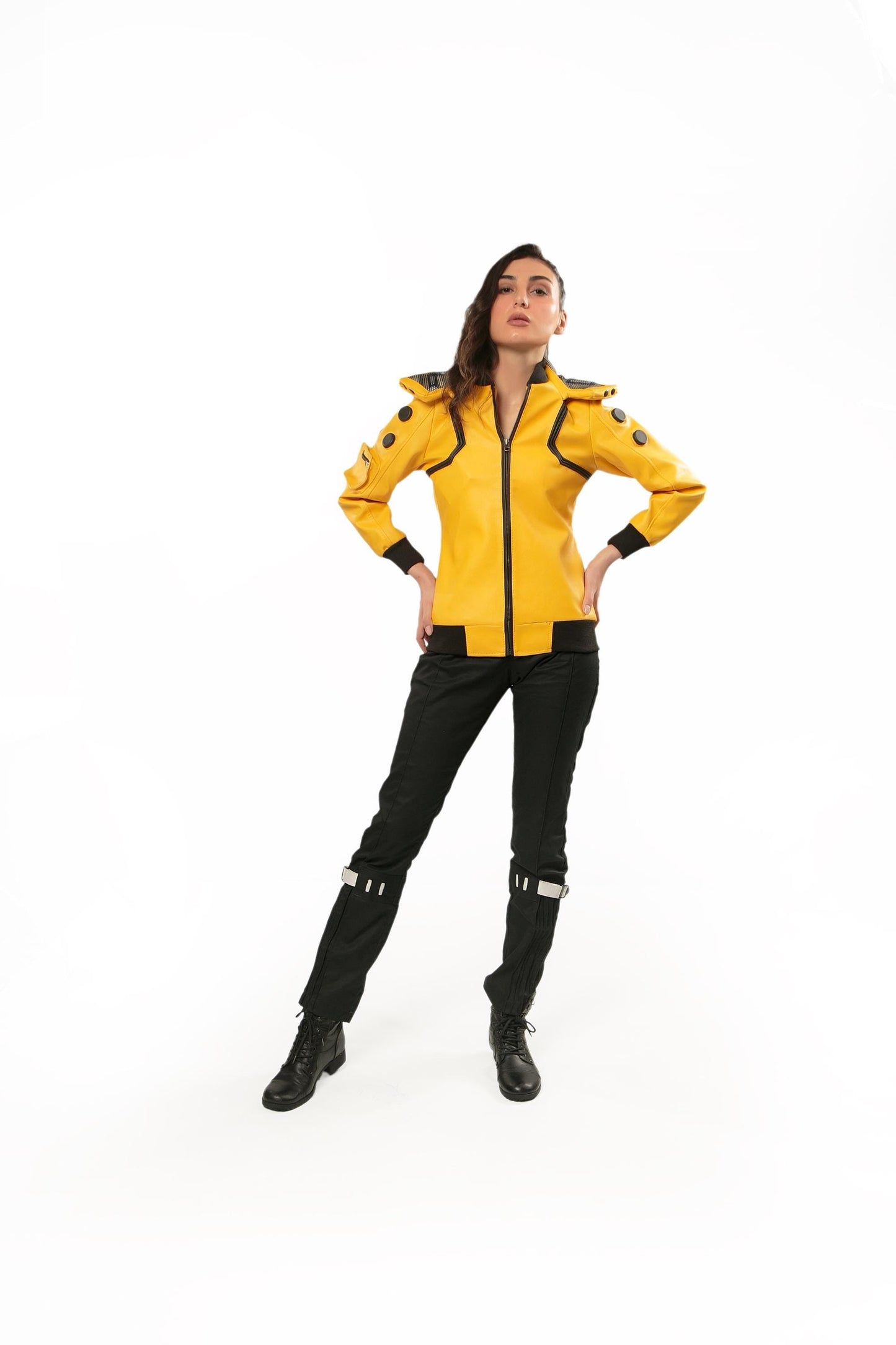 Customizable Cybernetic Maverick Jacket inspired by the Lucy Cyber-punk Jacket -Handmade Cosplay- Make your own Cyberpunk Jacket!