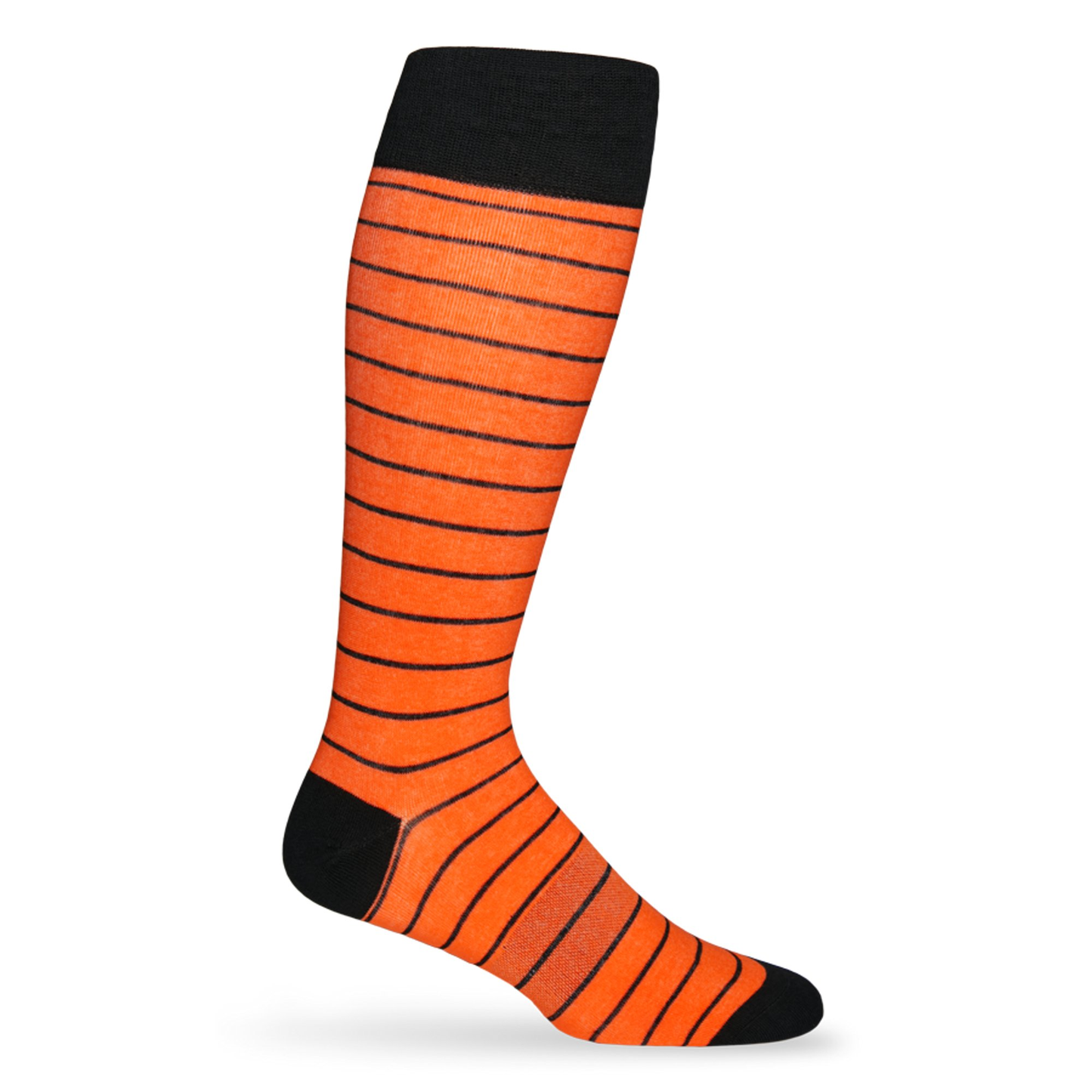 Orange and Black - Wide Stripe