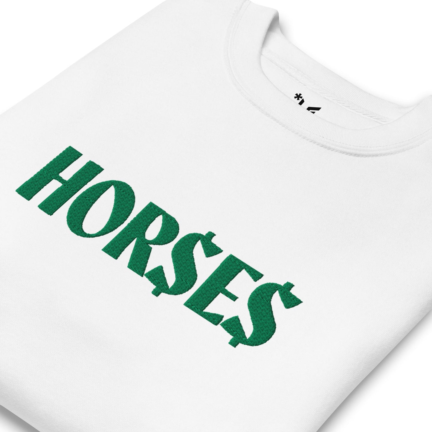 Unisex Premium Sweatshirt - Embroidered - HOR$E$