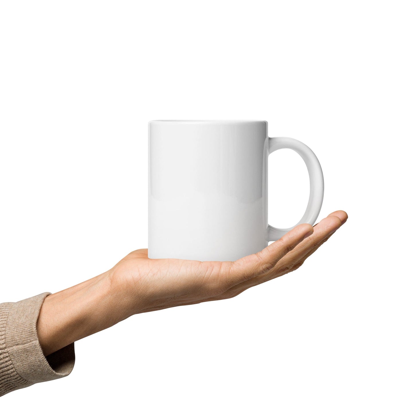 Jumbo White Glossy Mug - 20 oz. - Polo