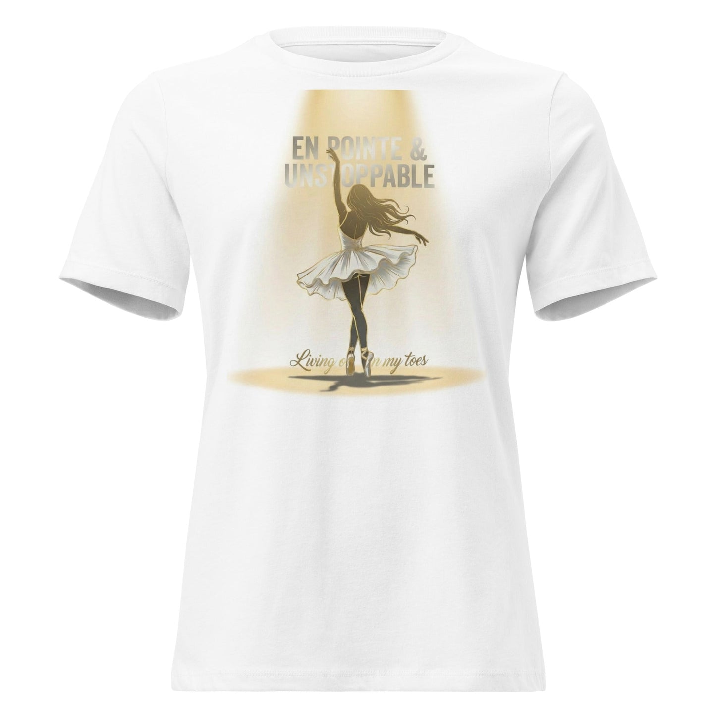Power of Motion 26 TShirt Capsule - En Pointe & Unstoppable Women's Relaxed T-Shirt